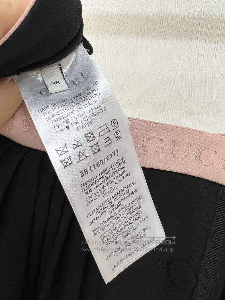 Gucci Gucci Waist letter logo woollen half-length skirt Size 25" / US 0 / IT 36 - 6 Thumbnail