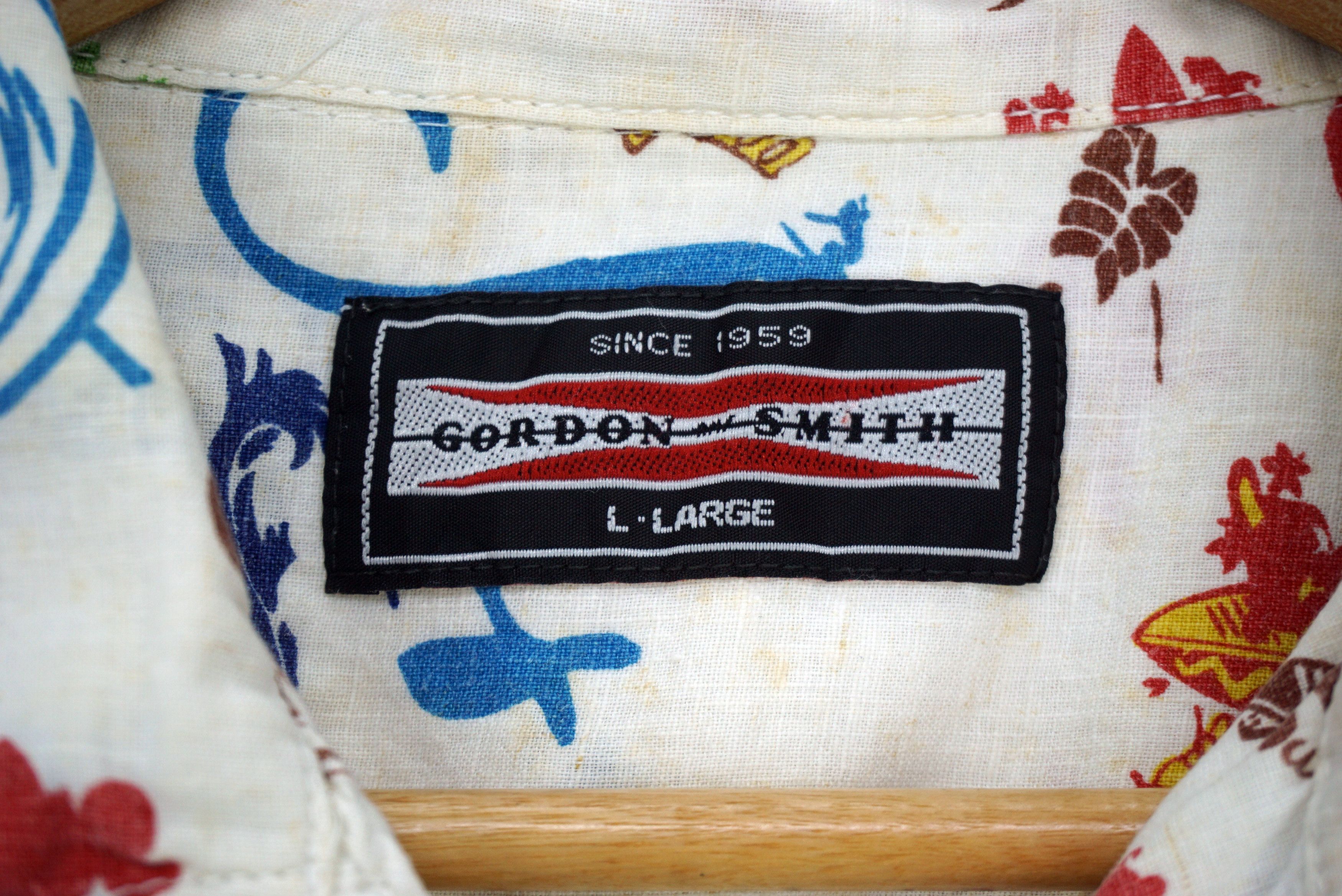 Sports Specialties Gordon and Smith Shirt Linen Blend Hawaiian Surf Aloha Size US L / EU 52-54 / 3 - 4 Thumbnail