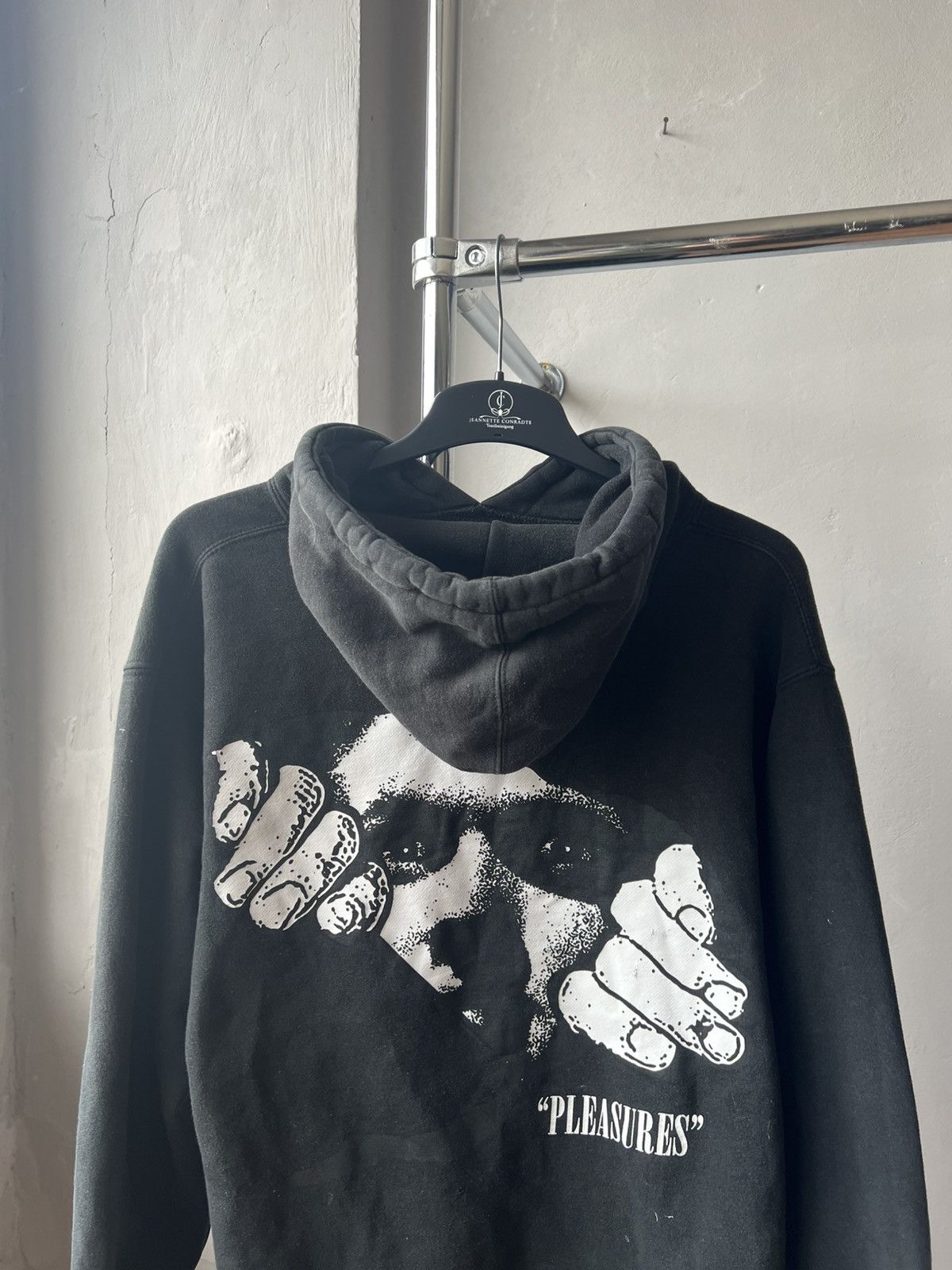 Pleasures Pleasures by Independent “Watching You” Trashed Faded Hoodie Size US M / EU 48-50 / 2 - 11 Thumbnail