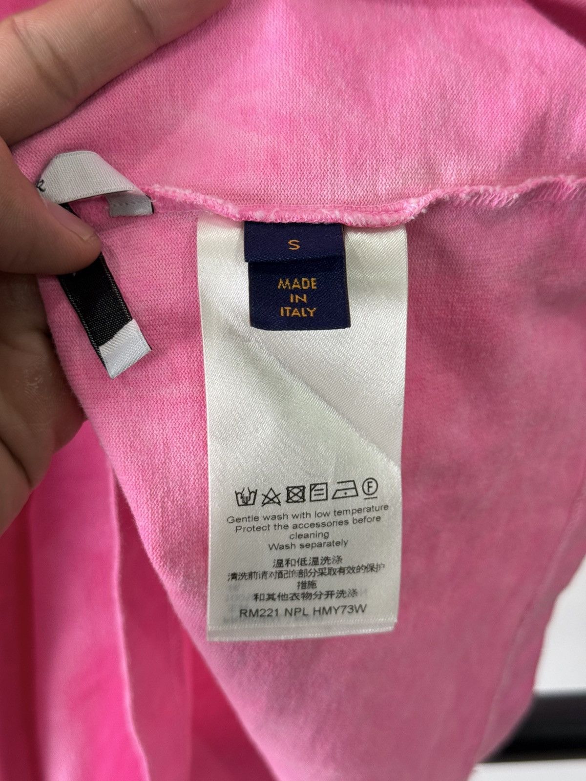 Louis Vuitton LV Tie&Dye Pink Tee Size US S / EU 44-46 / 1 - 8 Thumbnail
