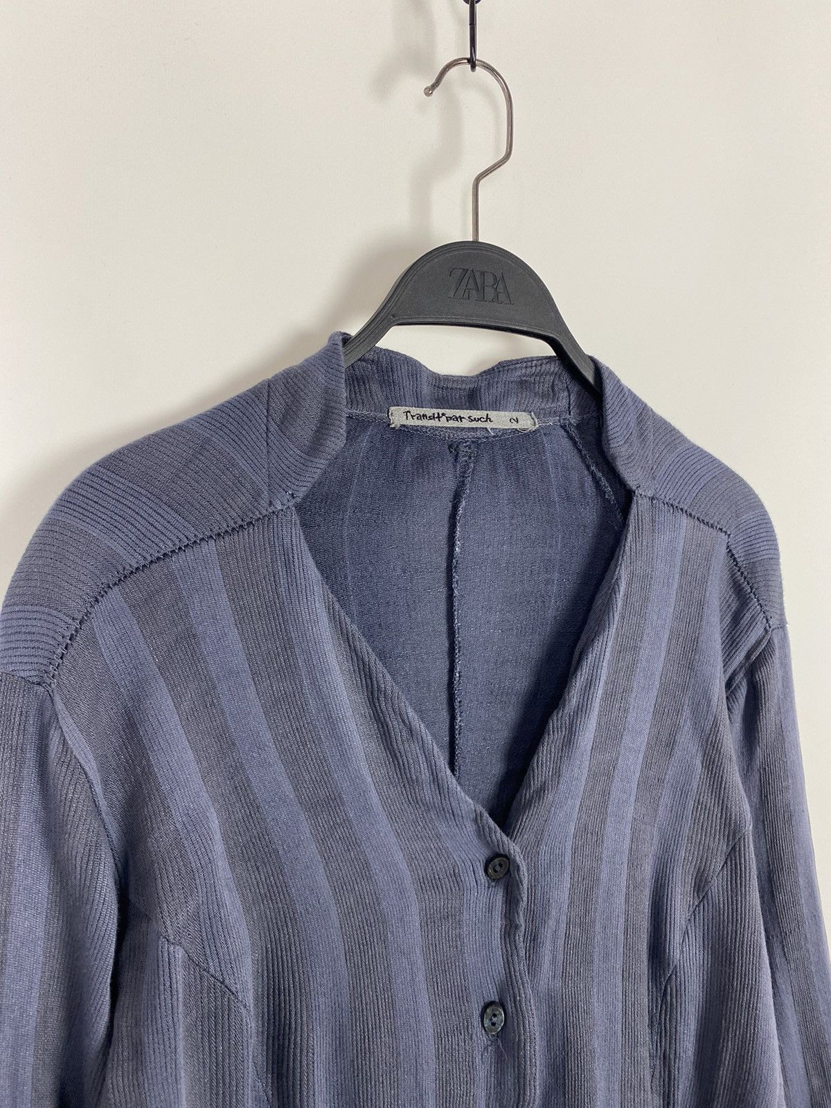 Transit Transit Par Such Striped Combined Linen Cardigan Size M / US 6-8 / IT 42-44 - 5 Thumbnail