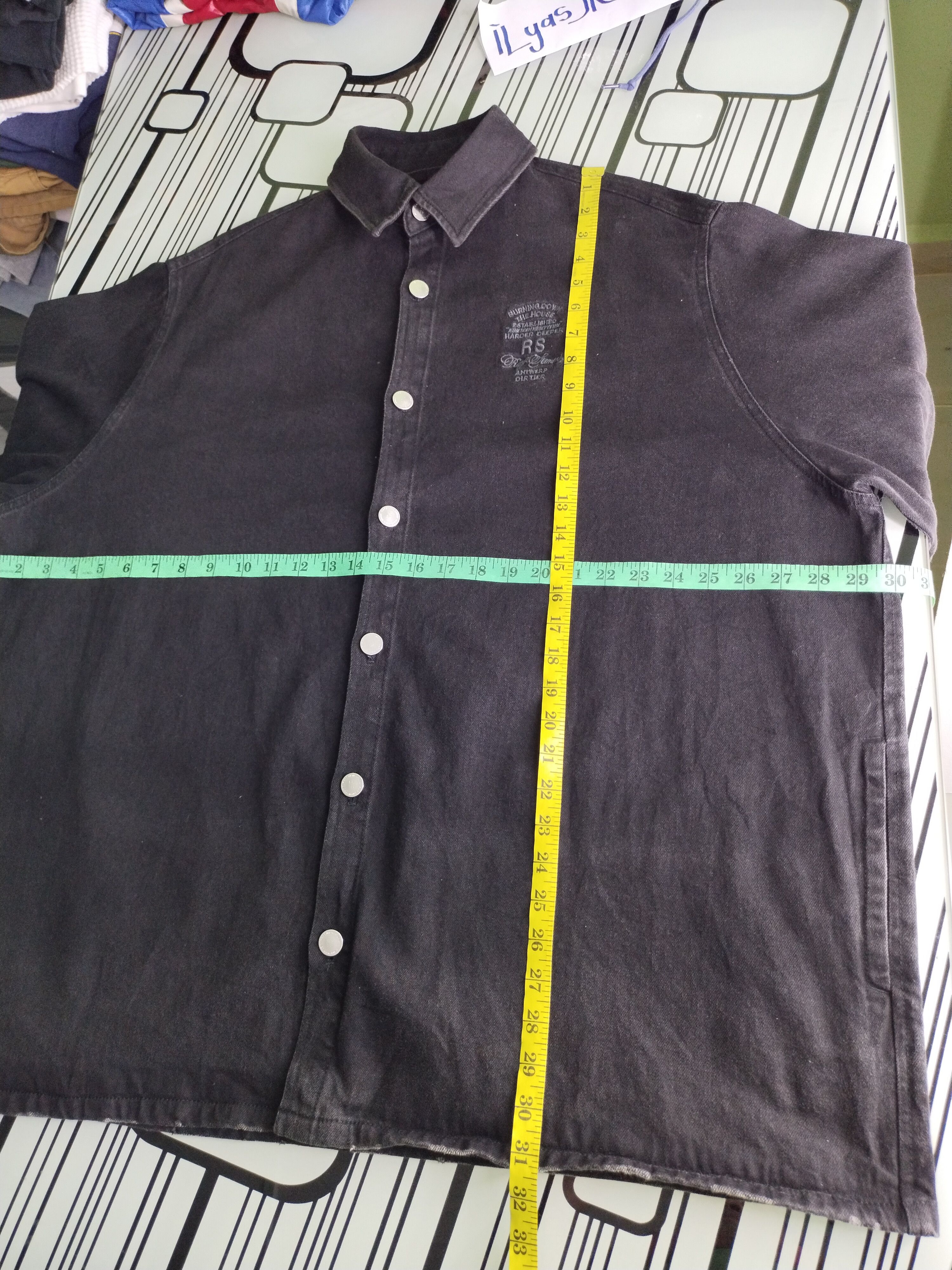 Raf Simons Big Fit Denim Shirt AW19/20 Raf Simons Jacket Size US XL / EU 56 / 4 - 14 Thumbnail
