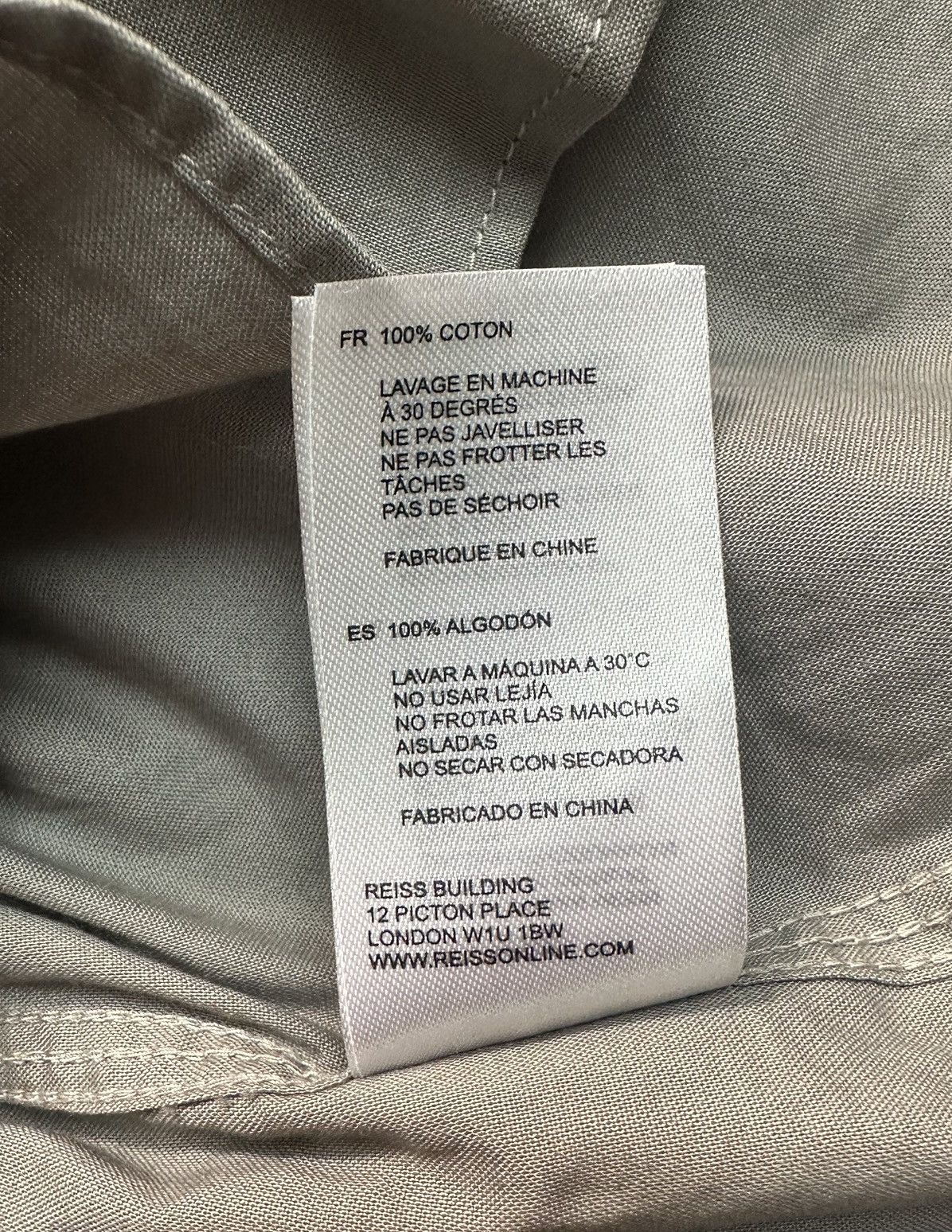 Reiss Shirt Reiss 100% cotton Size US S / EU 44-46 / 1 - 7 Thumbnail