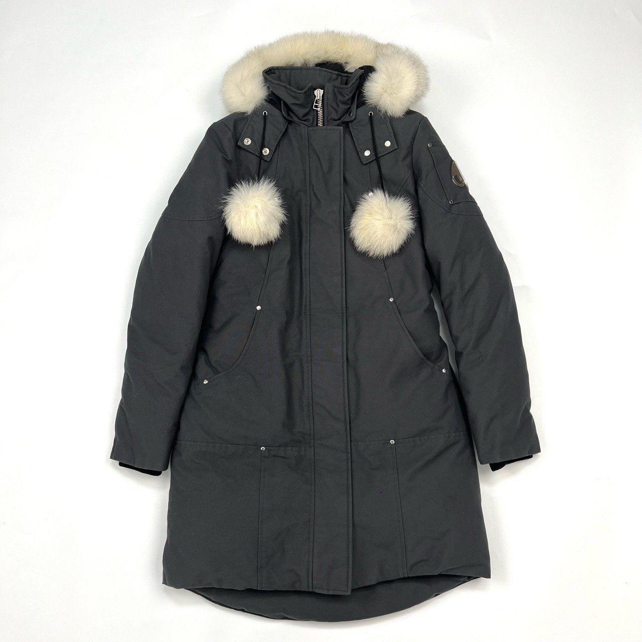 Moose Knuckles Moose Knuckles Stirling Black Long Down Jacket Size M / US 6-8 / IT 42-44 - 1 Thumbnail