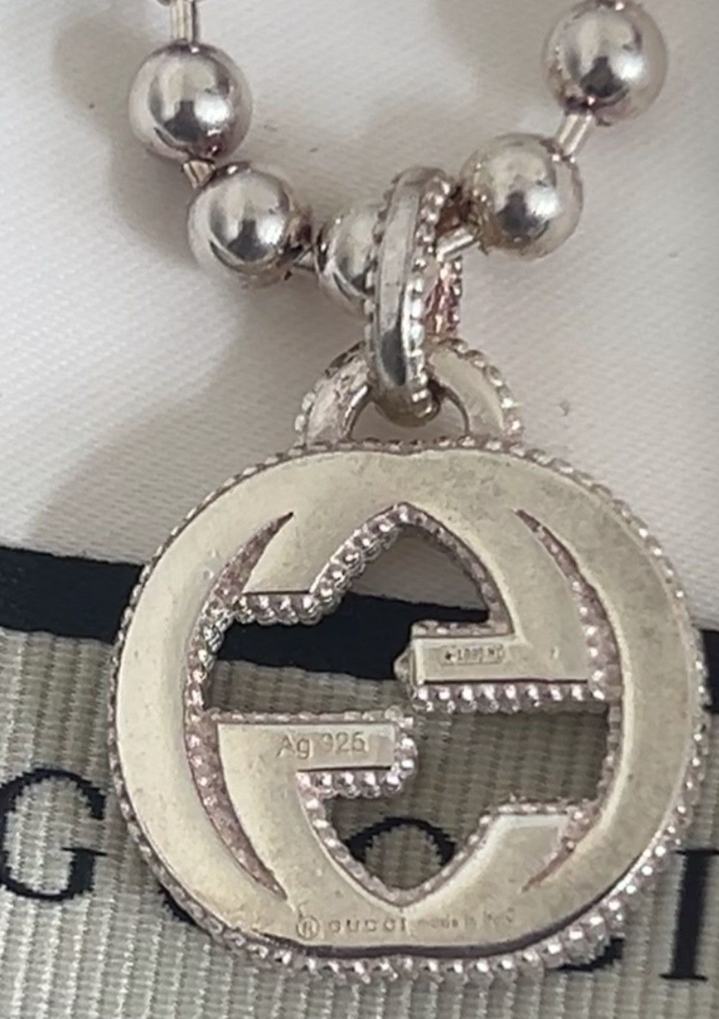 Gucci GUCCI interlocking G sterling silver bracelet! Size ONE SIZE - 3 Thumbnail