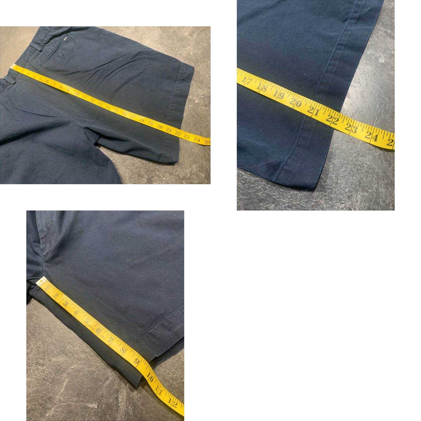 Polo Ralph Lauren VINTAGE Polo Ralph Lauren Chino Shorts Mens 42 Regular Fit Flat Front Navy Green Stretch Men Size US XL / EU 56 / 4 - 8 Thumbnail