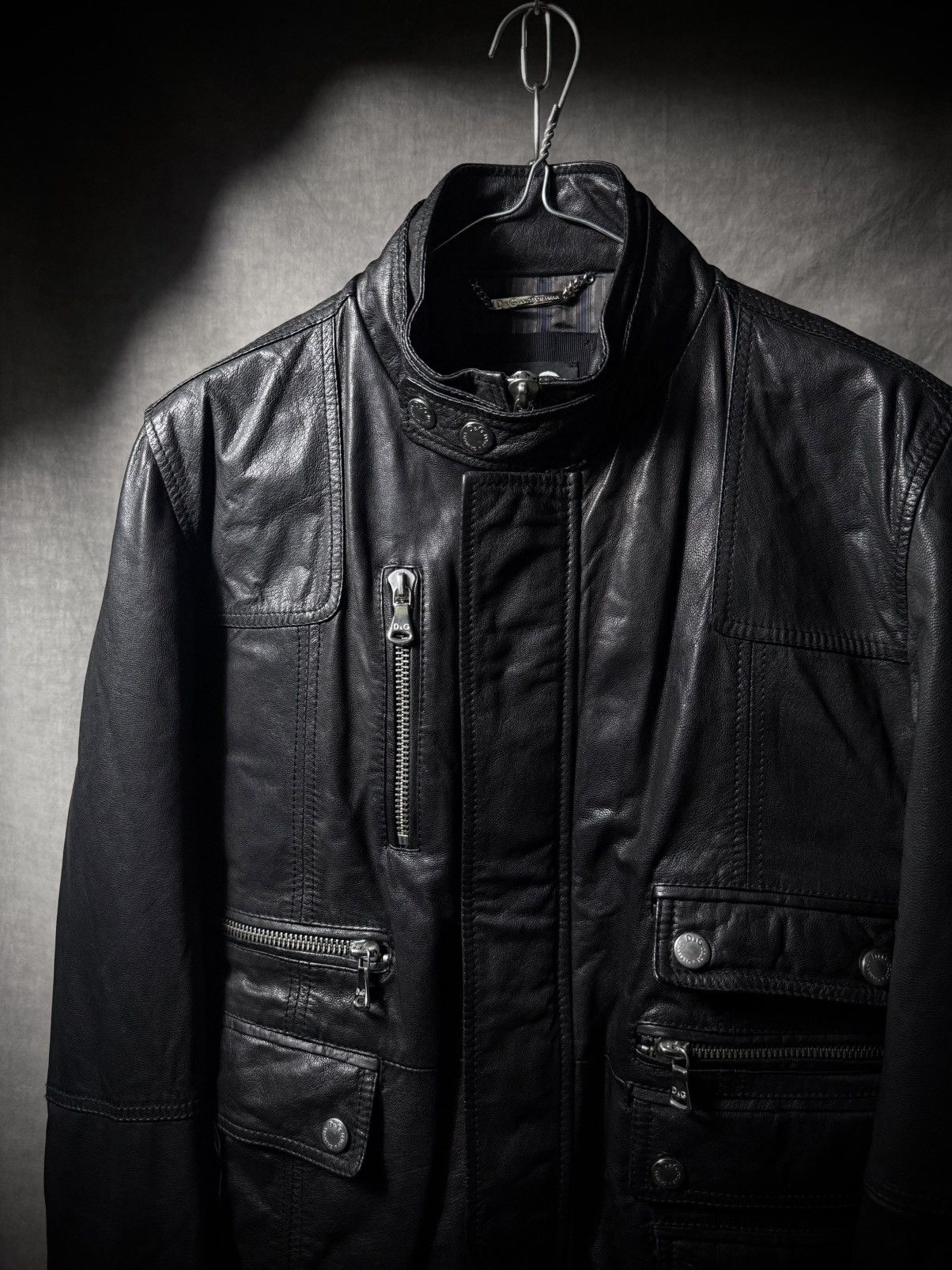 Dolce & Gabbana Dolce & Gabbana AW08 Multi-Pocket Goatskin Utility Jacket Size US M / EU 48-50 / 2 - 4 Thumbnail