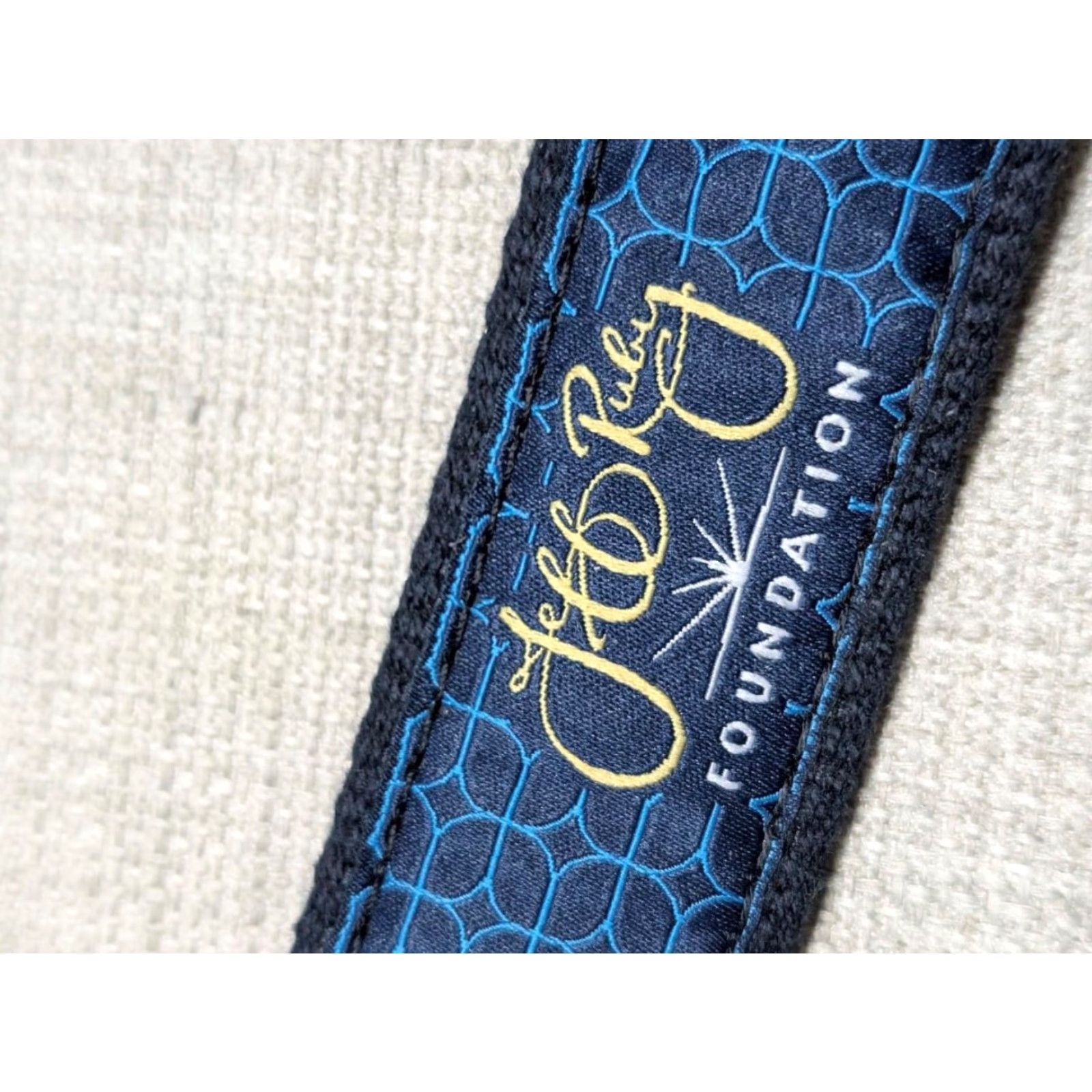 Vintage VINTAGE USA made YRI JEFF RUBY golf belt webbed canvas 36 leather blue belt Mens Size 36 - 2 Thumbnail
