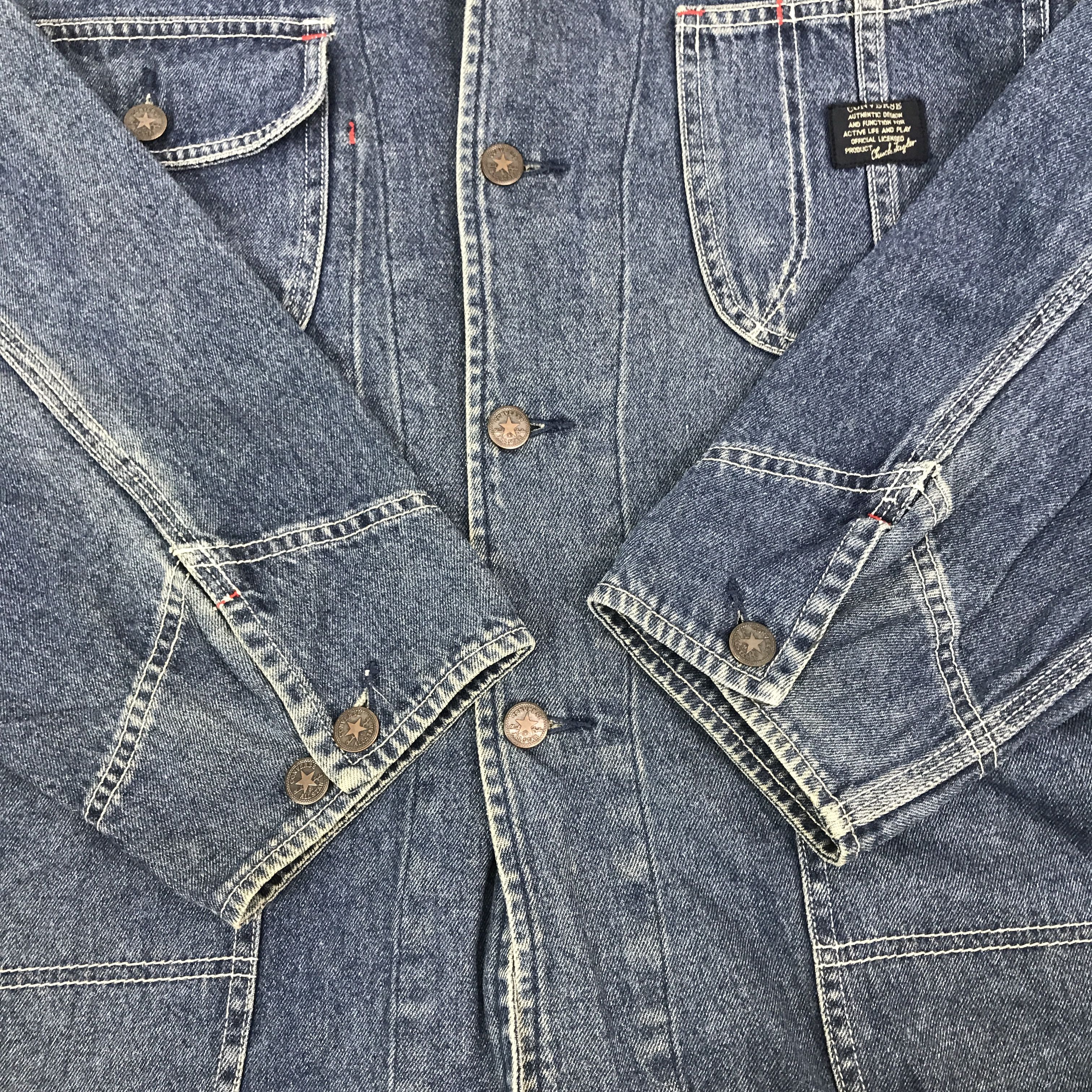 Converse × Vintage Vintage Converse Denim Chore Jacket Size US M / EU 48-50 / 2 - 7 Thumbnail