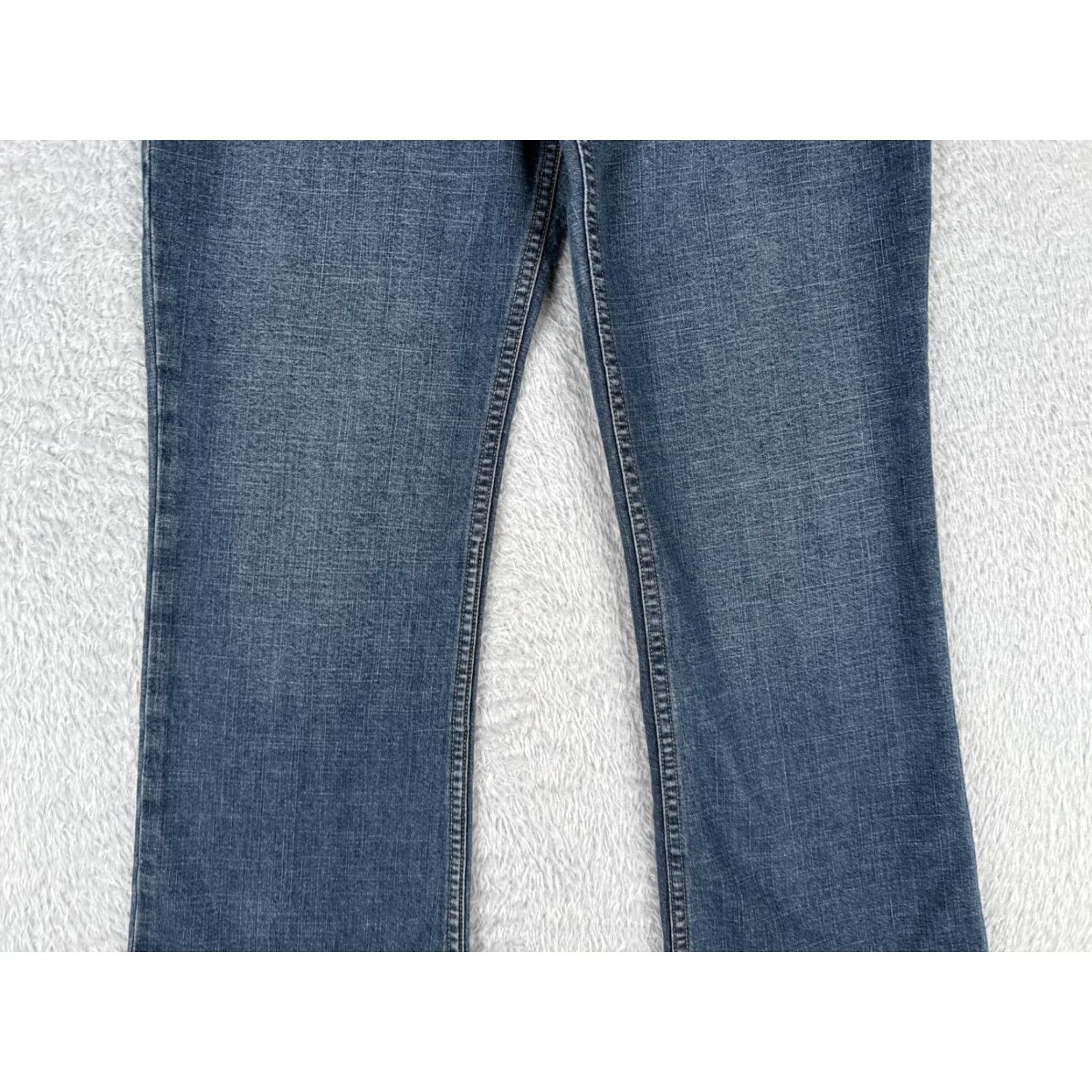 Jones New York Jones New York Sport Jeans Womens 6 Blue Denim Flared Cotton Blend Stretch 28x27 Size 28" / US 6 / IT 42 - 3 Thumbnail