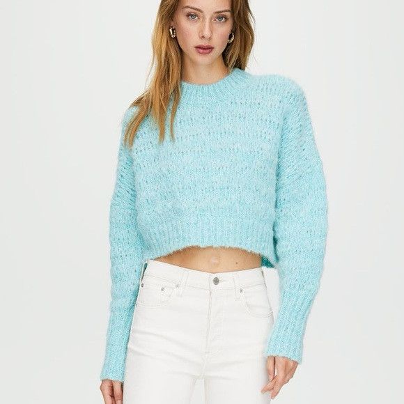 Aritzia Aritzia Wilfred Women's Sweater Cropped knit Size XS Size XS / US 0-2 / IT 36-38 - 1 Thumbnail