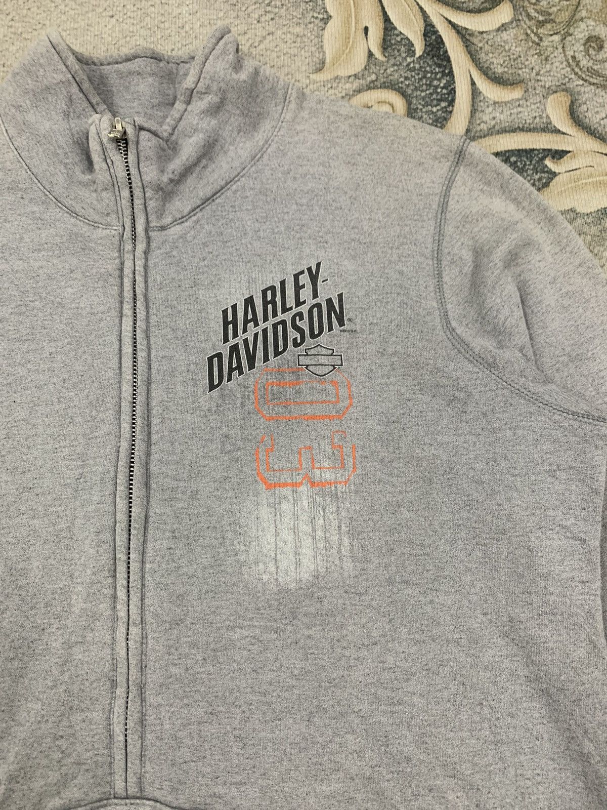 Harley Davidson Harley Davidson Half Zip Style Sweater Size US L / EU 52-54 / 3 - 6 Thumbnail