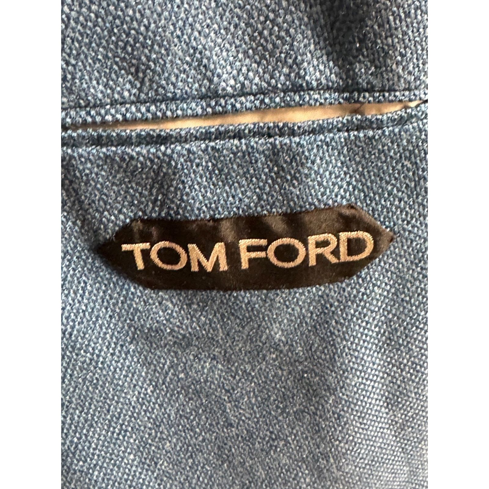 Tom Ford Tom Ford Turquoise Aqua Blue Silk Sport Jacket 64 54R XXXL Size 54R - 9 Thumbnail