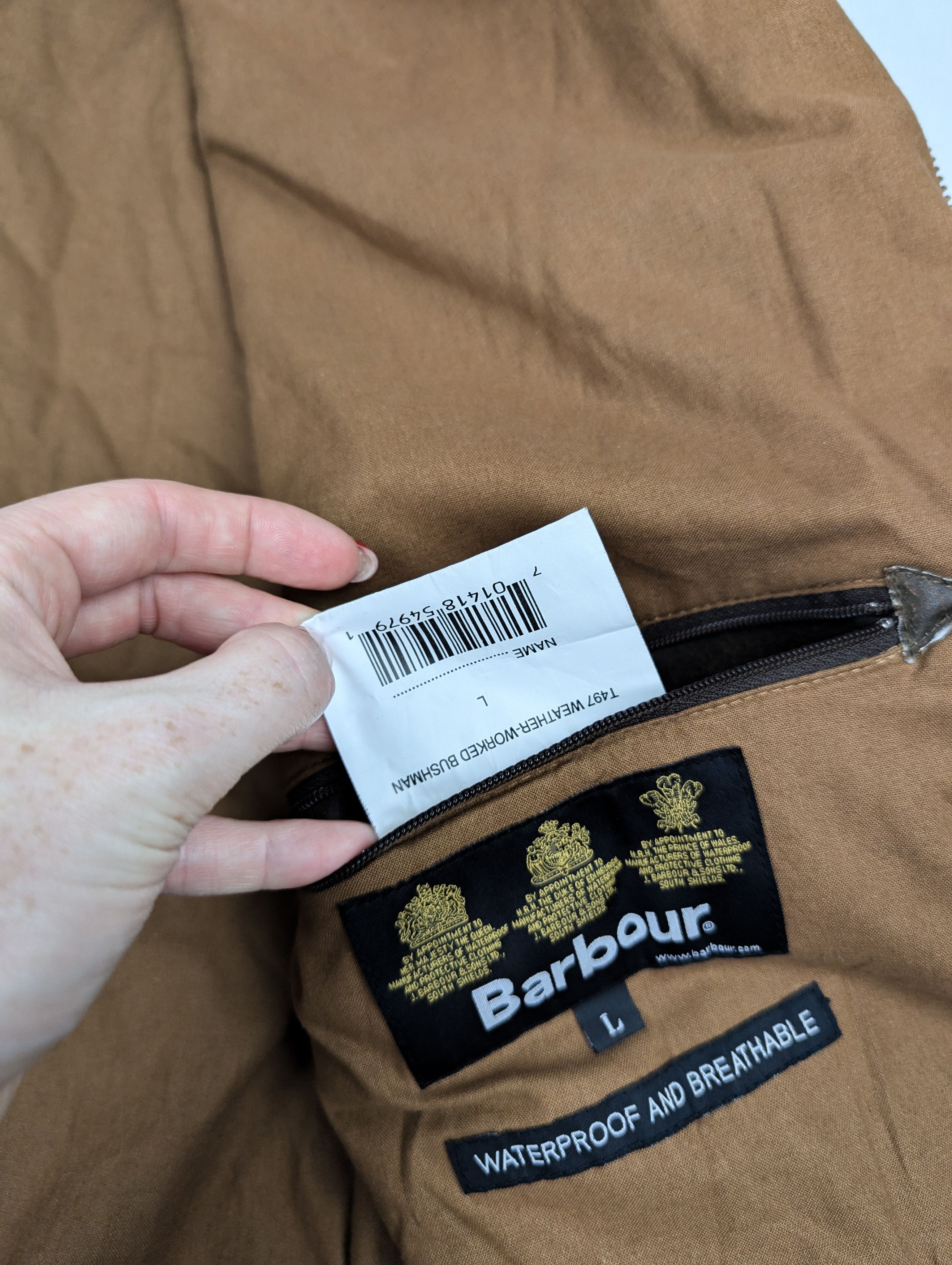 Barbour Barbour bushman brown coat jacket L Size US L / EU 52-54 / 3 - 5 Thumbnail