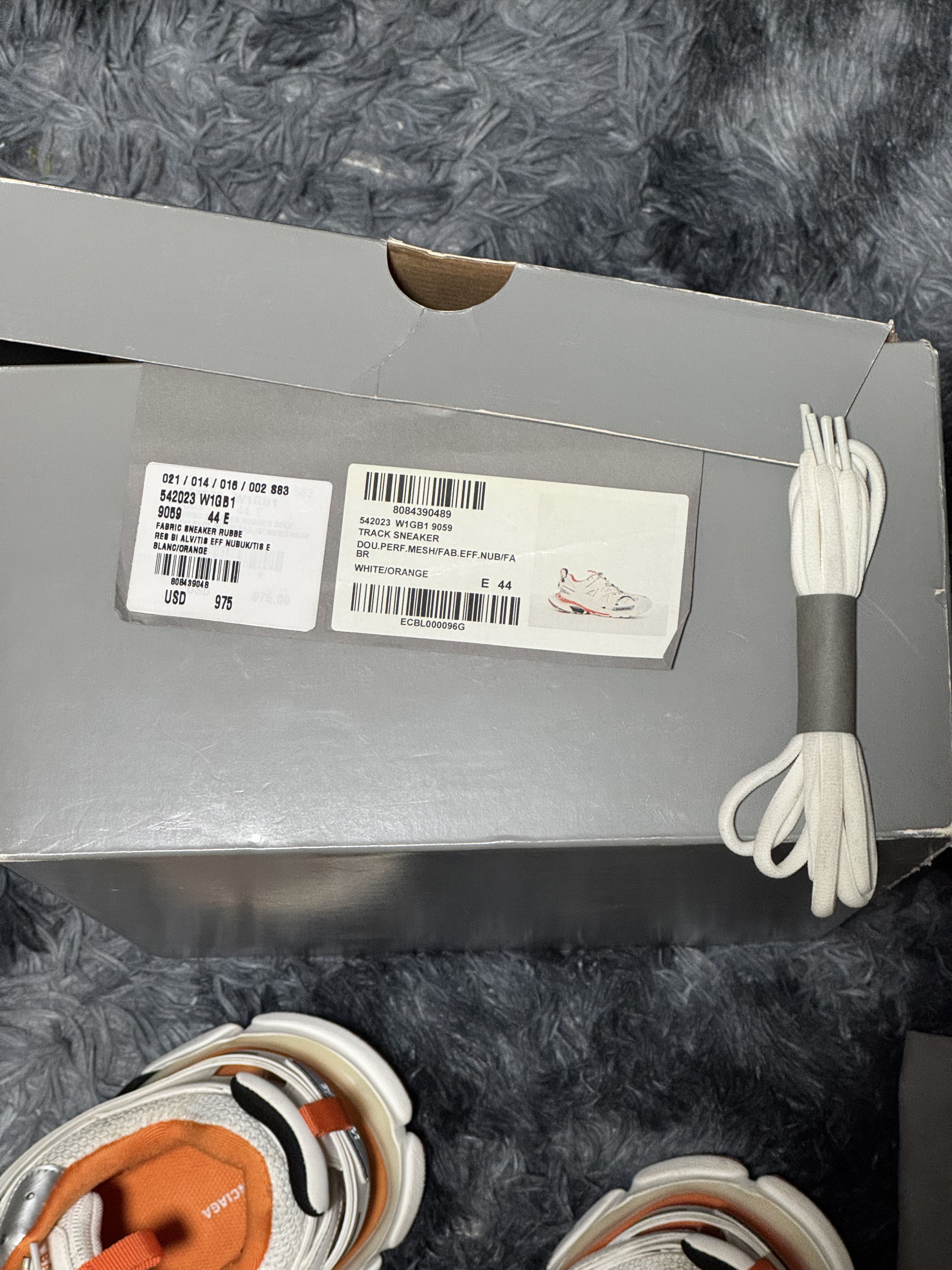 Balenciaga Balenciaga Track Sneaker 'White Orange' Size US 11 / EU 44 - 8 Thumbnail
