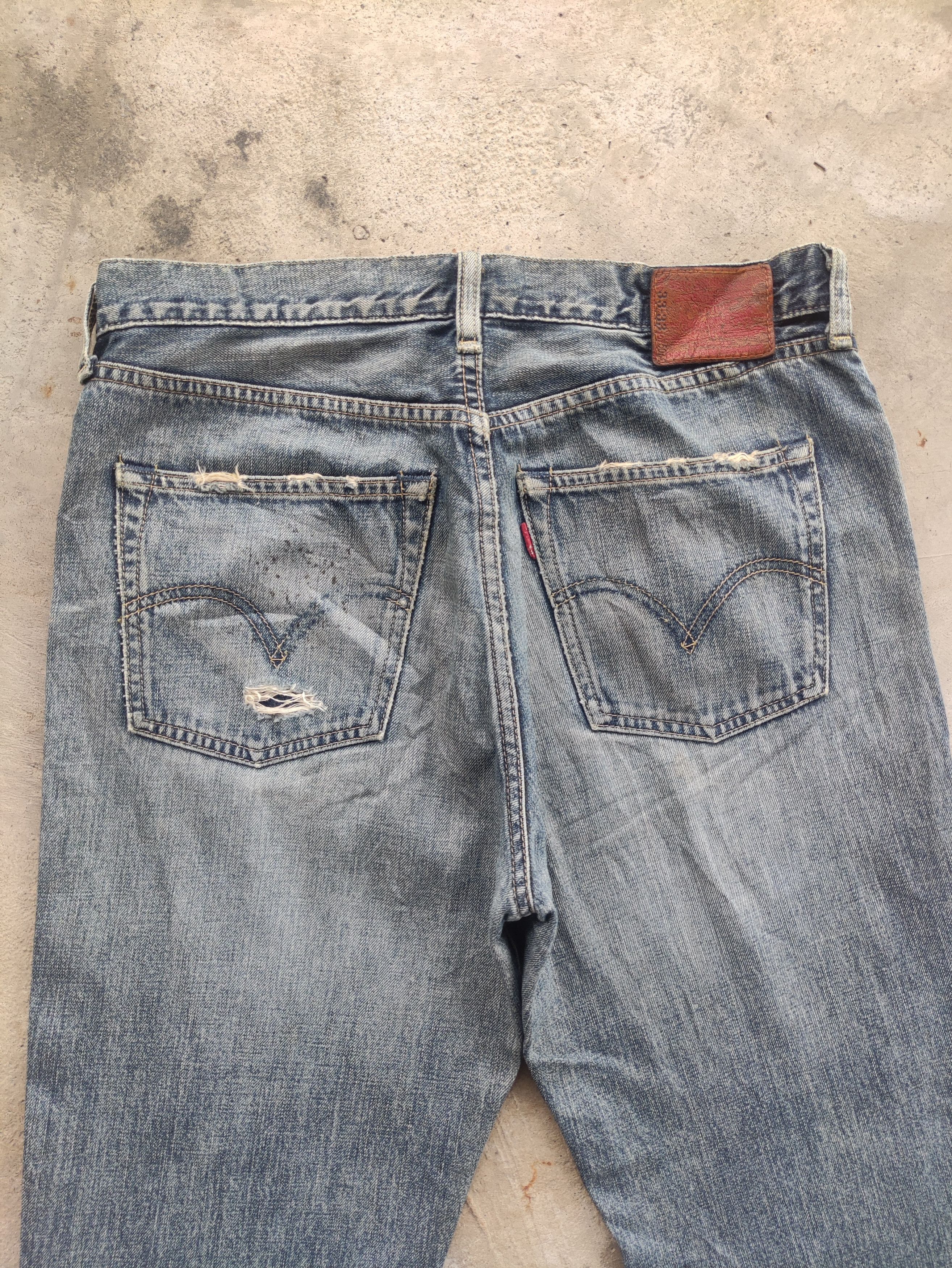 Levi's Vintage Levis Japan Jean Distressed Faded Denim Size US 34 / EU 50 - 9 Thumbnail