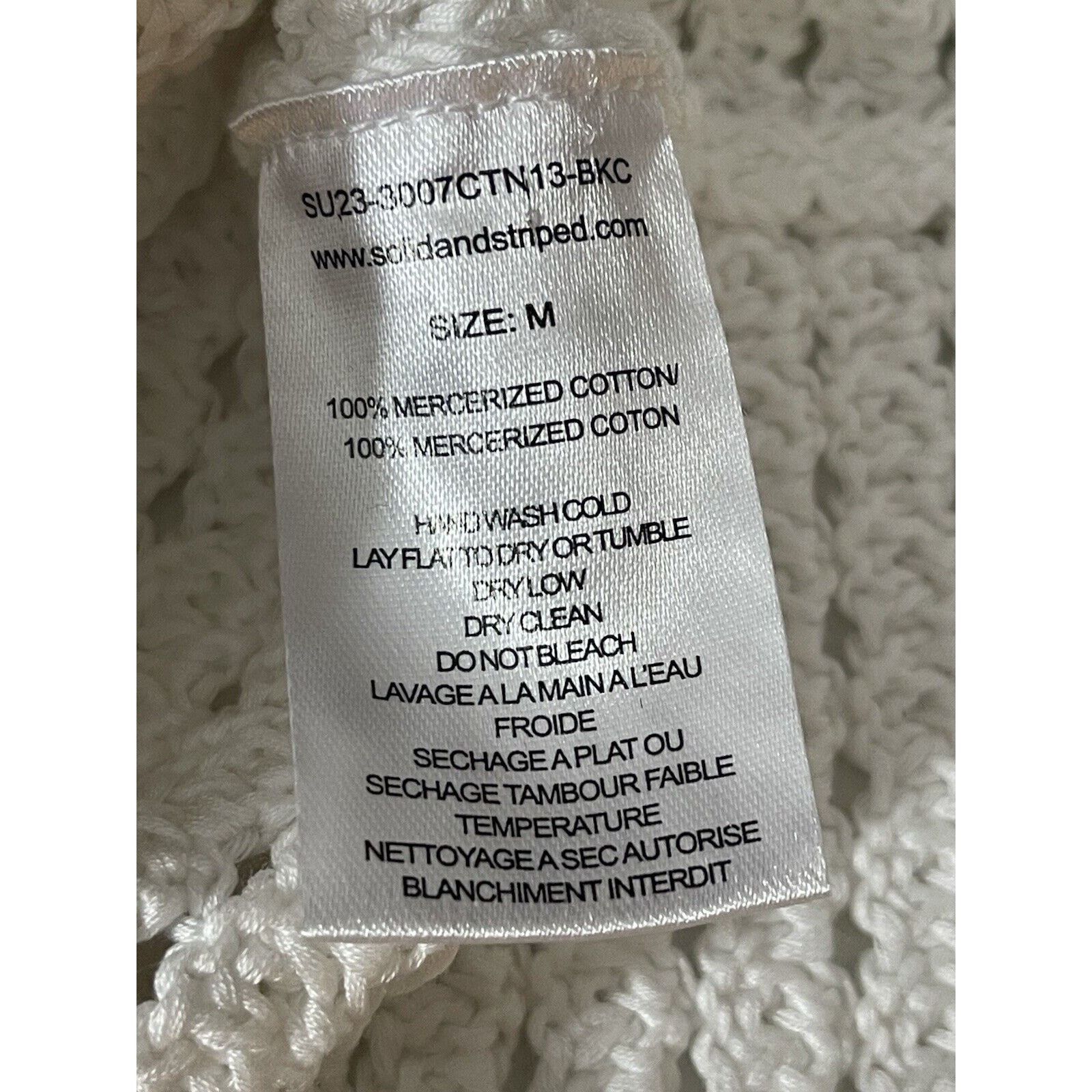 Solid & Striped Solid & Striped Cotton Crochet Multicolor Mini Dress Medium Size M / US 6-8 / IT 42-44 - 11 Thumbnail
