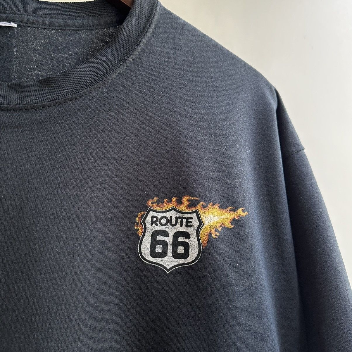 Route 66 Vintage Route 66 American Highway Bike Graphic Tee Size US XL / EU 56 / 4 - 9 Thumbnail