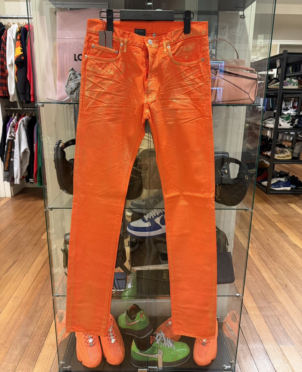 Dior Dior ‘Planisphere’ Denim Jeans - Orange Size US 32 / EU 48 - 1 Thumbnail