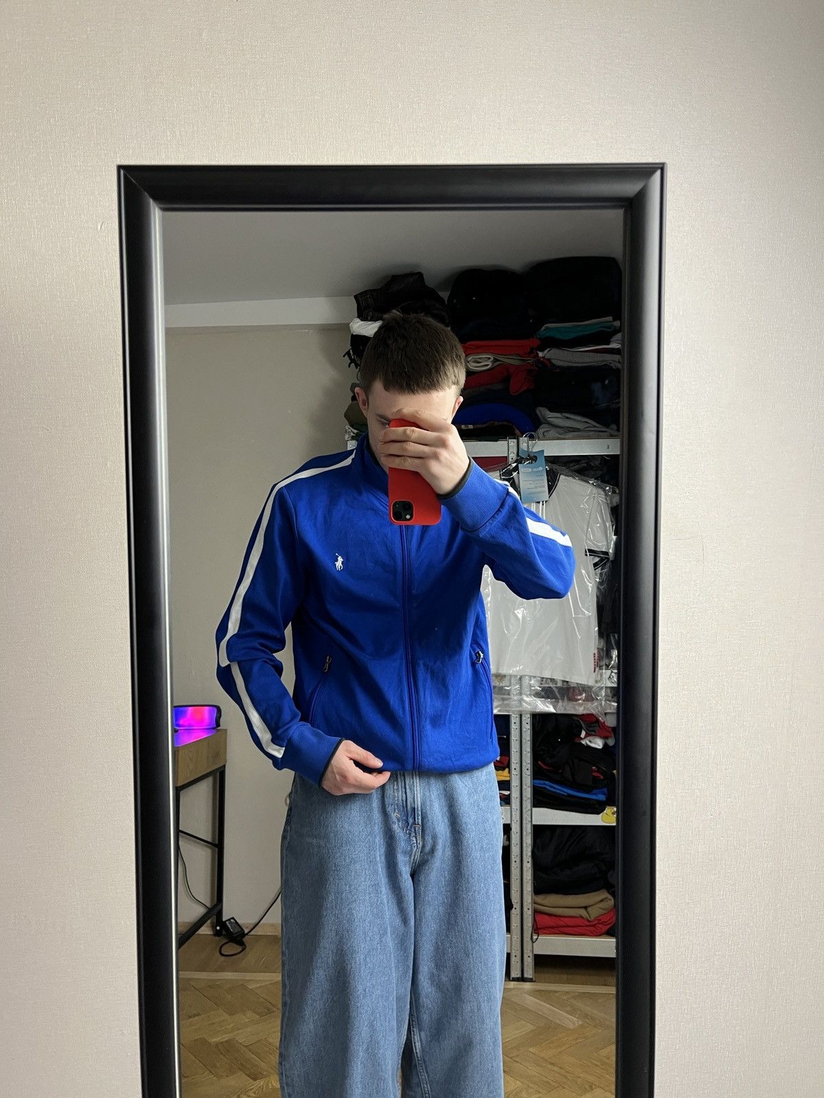 Polo Ralph Lauren Vintage Polo Ralph Lauren Performance Track Jacket Y2K Size US XL / EU 56 / 4 - 2 Thumbnail