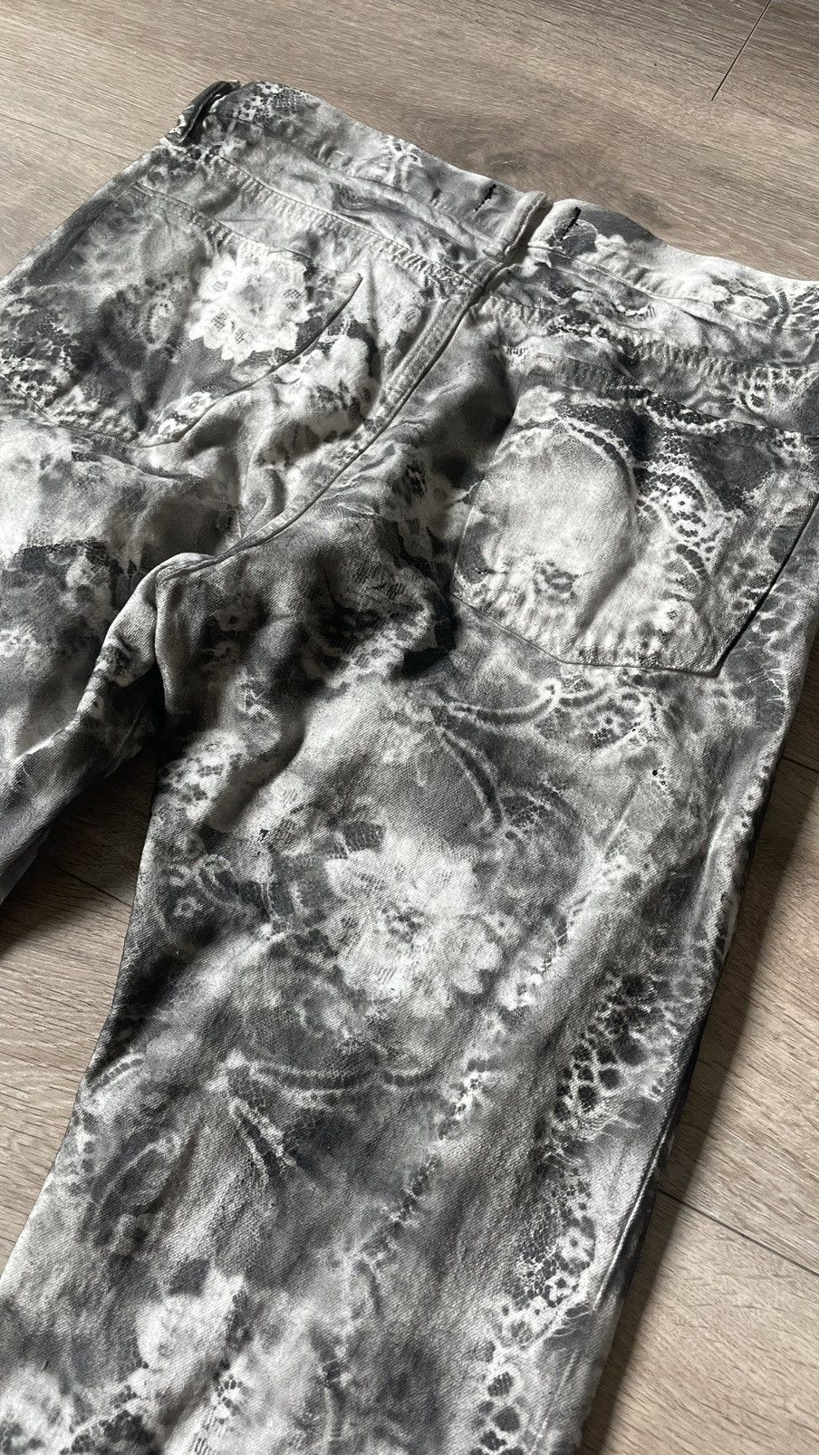 Handmade Honeymoon Hand Painted Denim Size US 32 / EU 48 - 8 Thumbnail