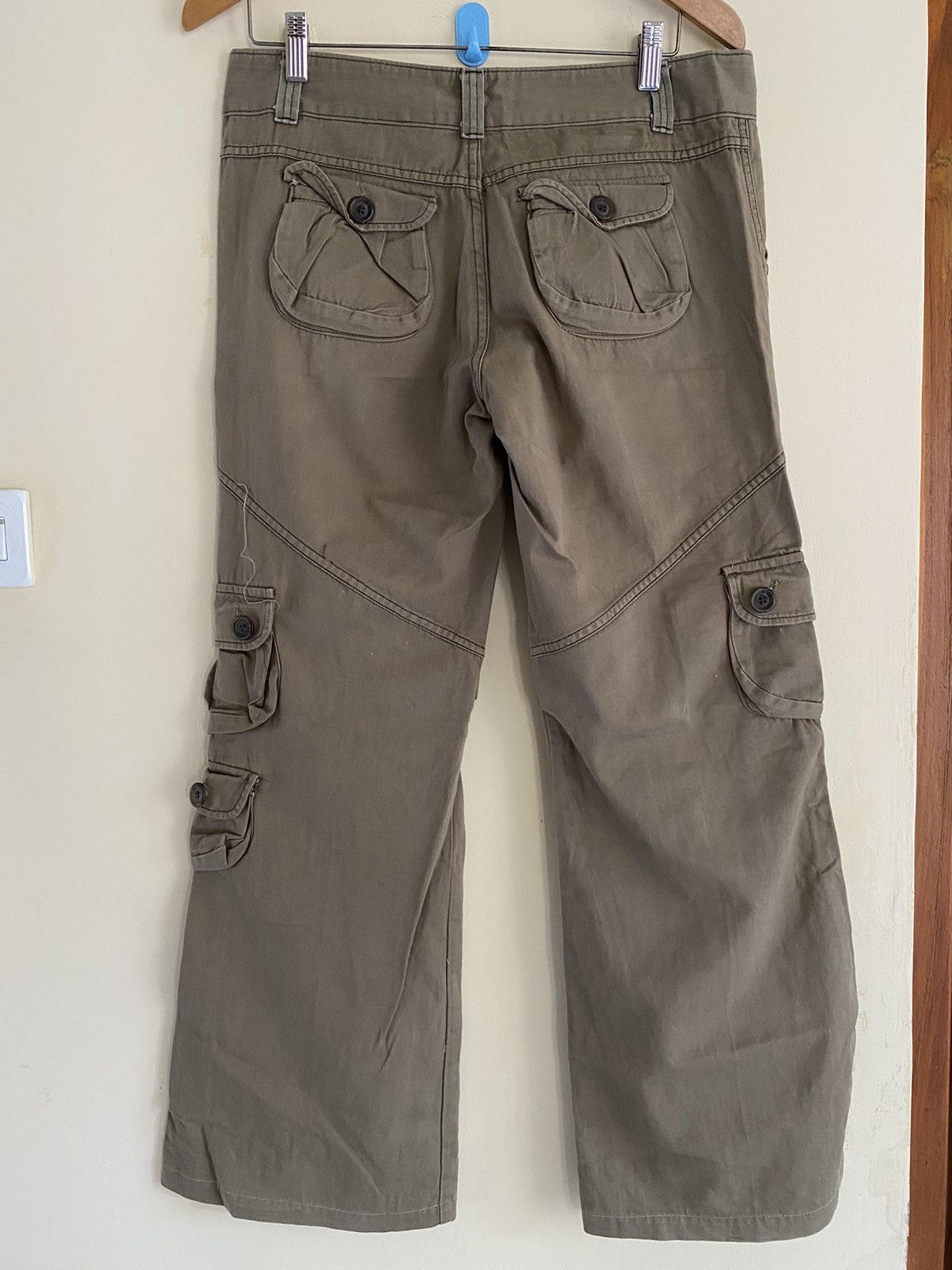 Hysteric Glamour 🔥 Rare Design Travis Scott Tactical Multi Pocket Brown Army Size US 31 - 7 Thumbnail