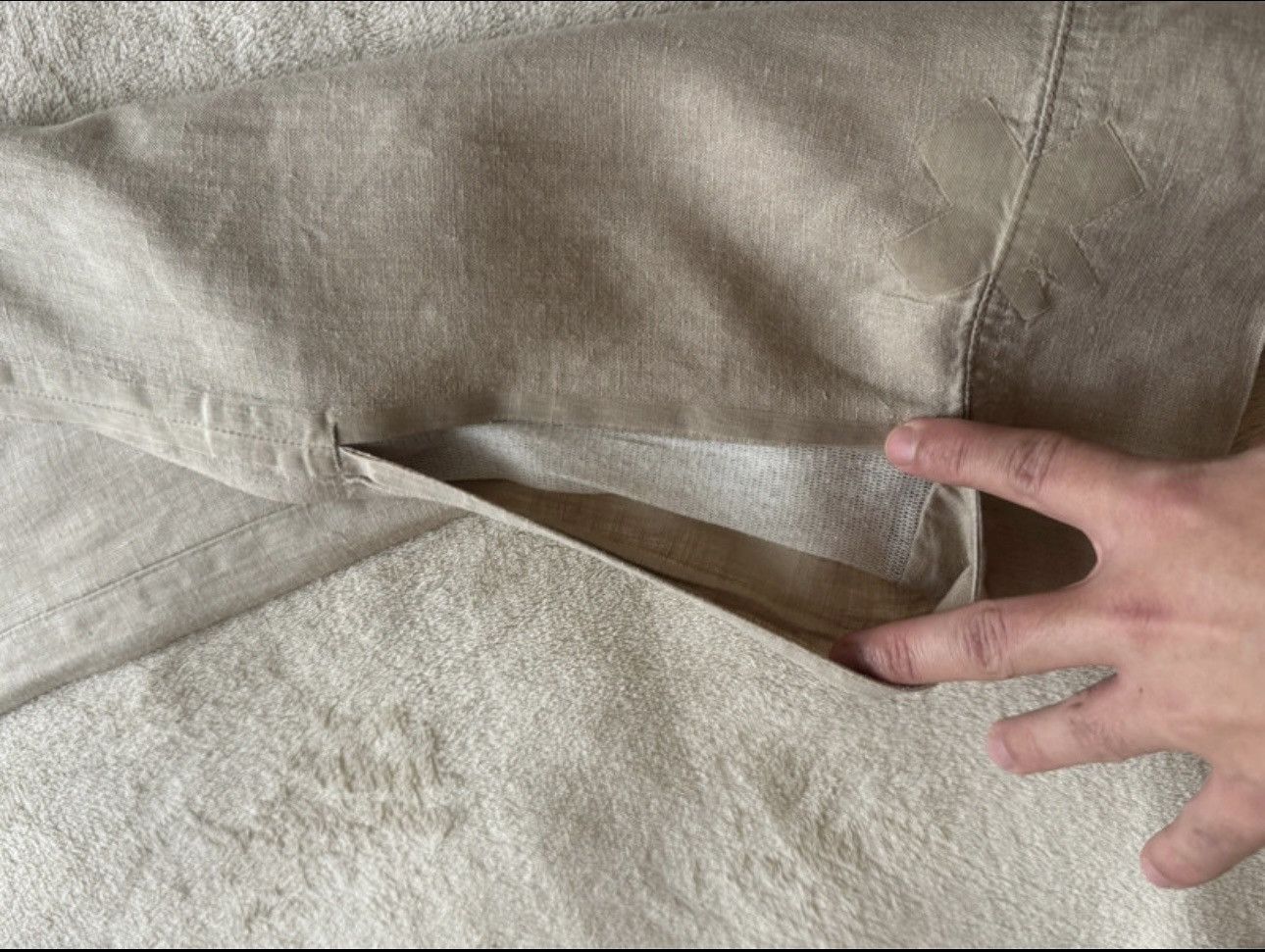 Cop Copine Cop Copine linen wide cargo pants gorpcore Size 29" - 7 Thumbnail