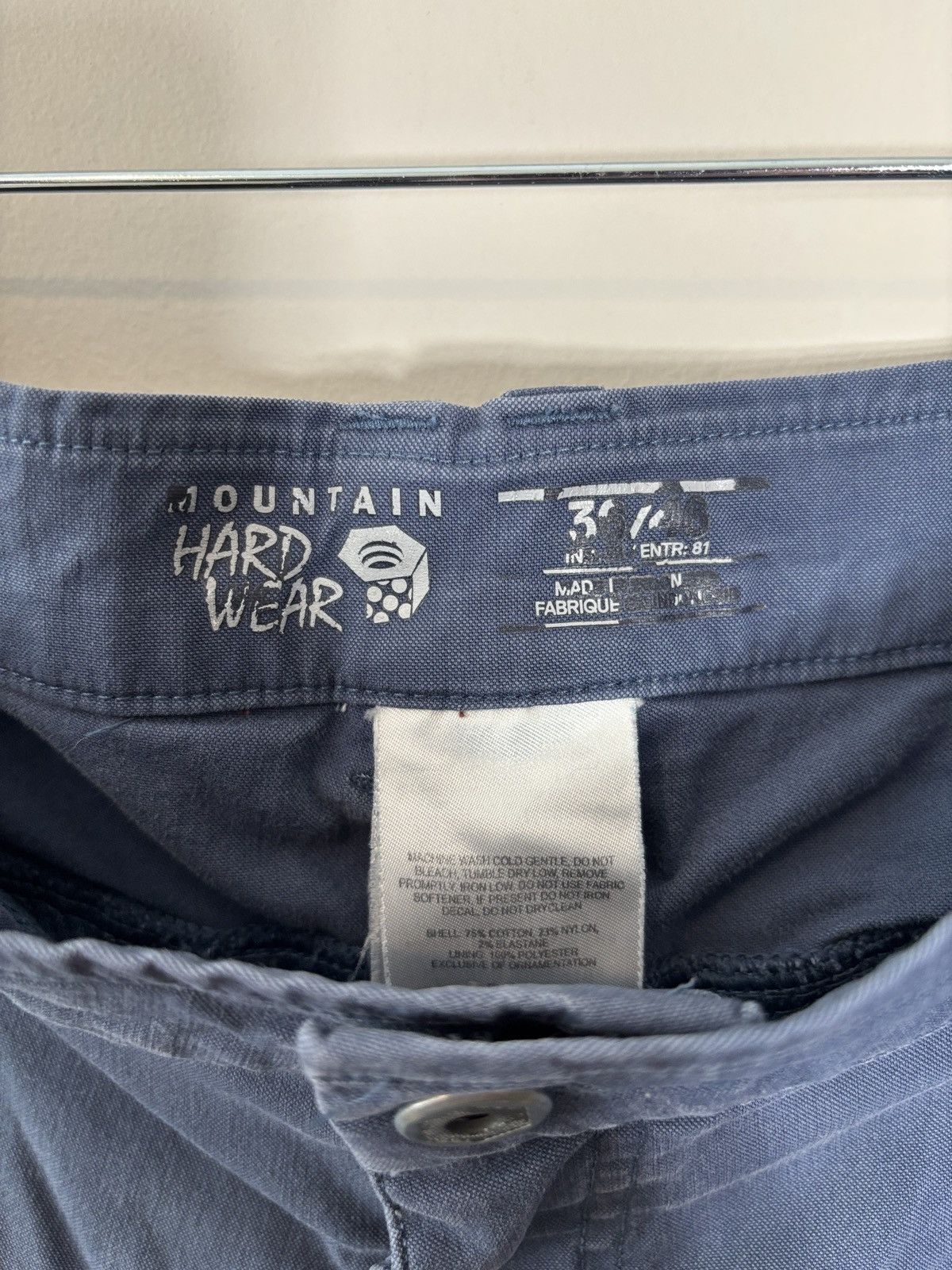 Mountain Hardwear Mountain Hardwear Pants 34x28 Blue Distressed Hiking Size US 34 / EU 50 - 3 Thumbnail