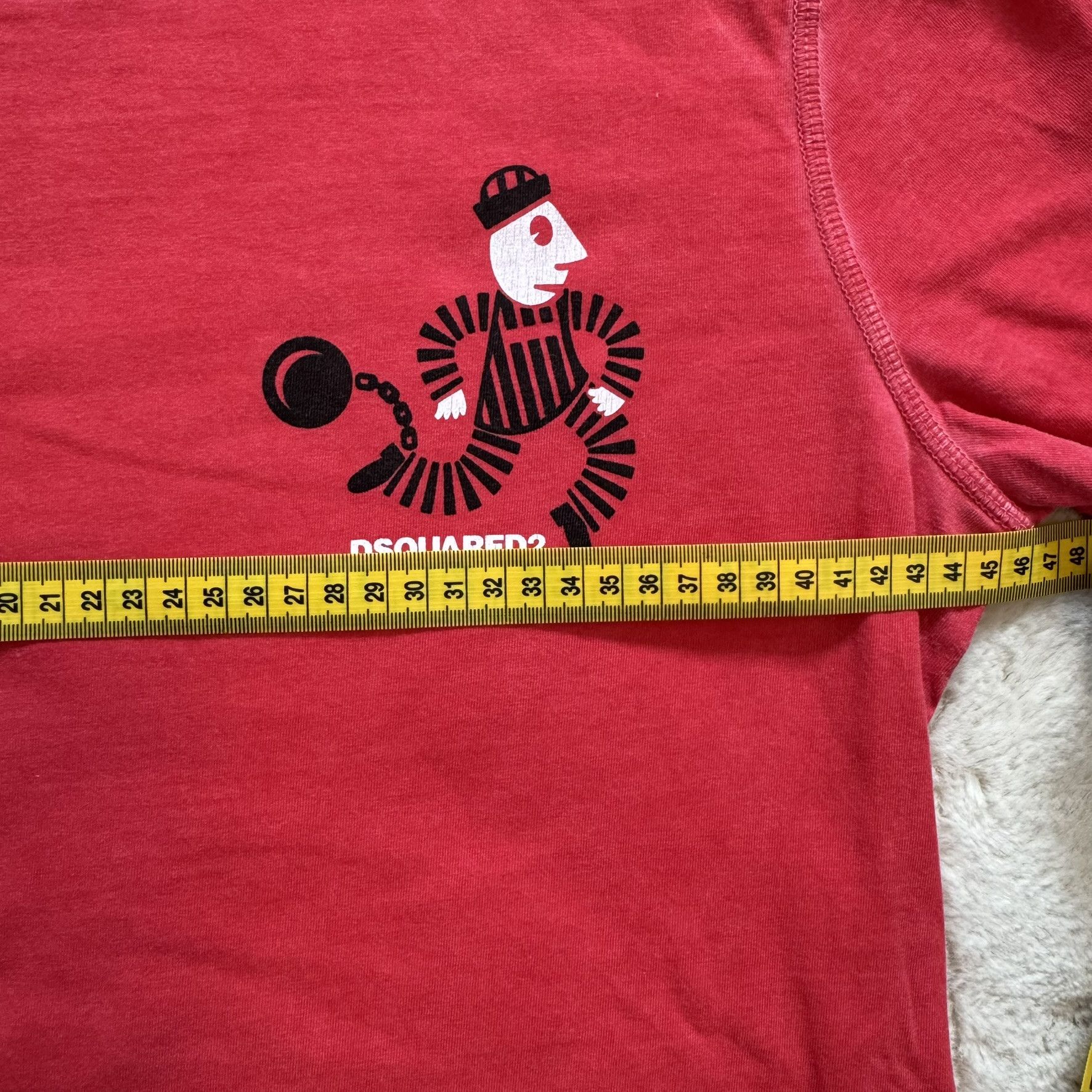 Dsquared2 Dsquared2 Red Graphic Logo Tee – Size M Size US M / EU 48-50 / 2 - 6 Thumbnail
