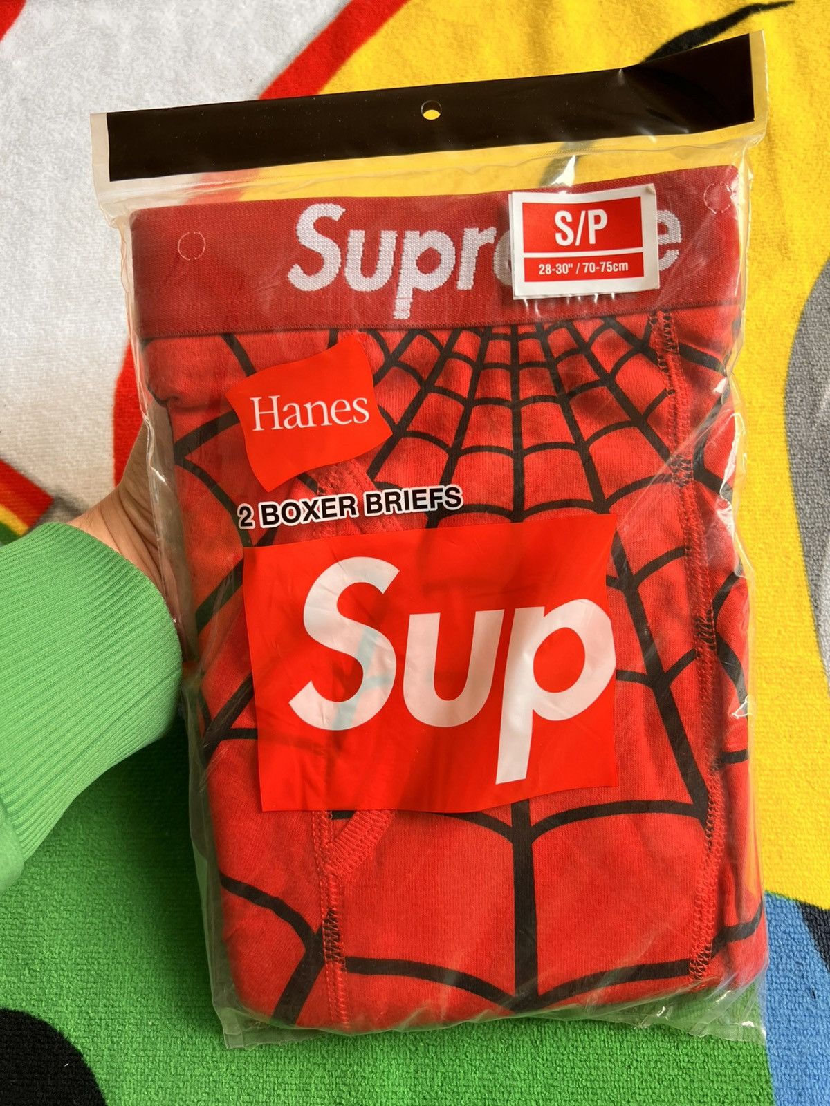Supreme S Supreme Marvel Spider Man Web hanes Boxer Briefs Pack Red Size US 30 / EU 46 - 5 Thumbnail