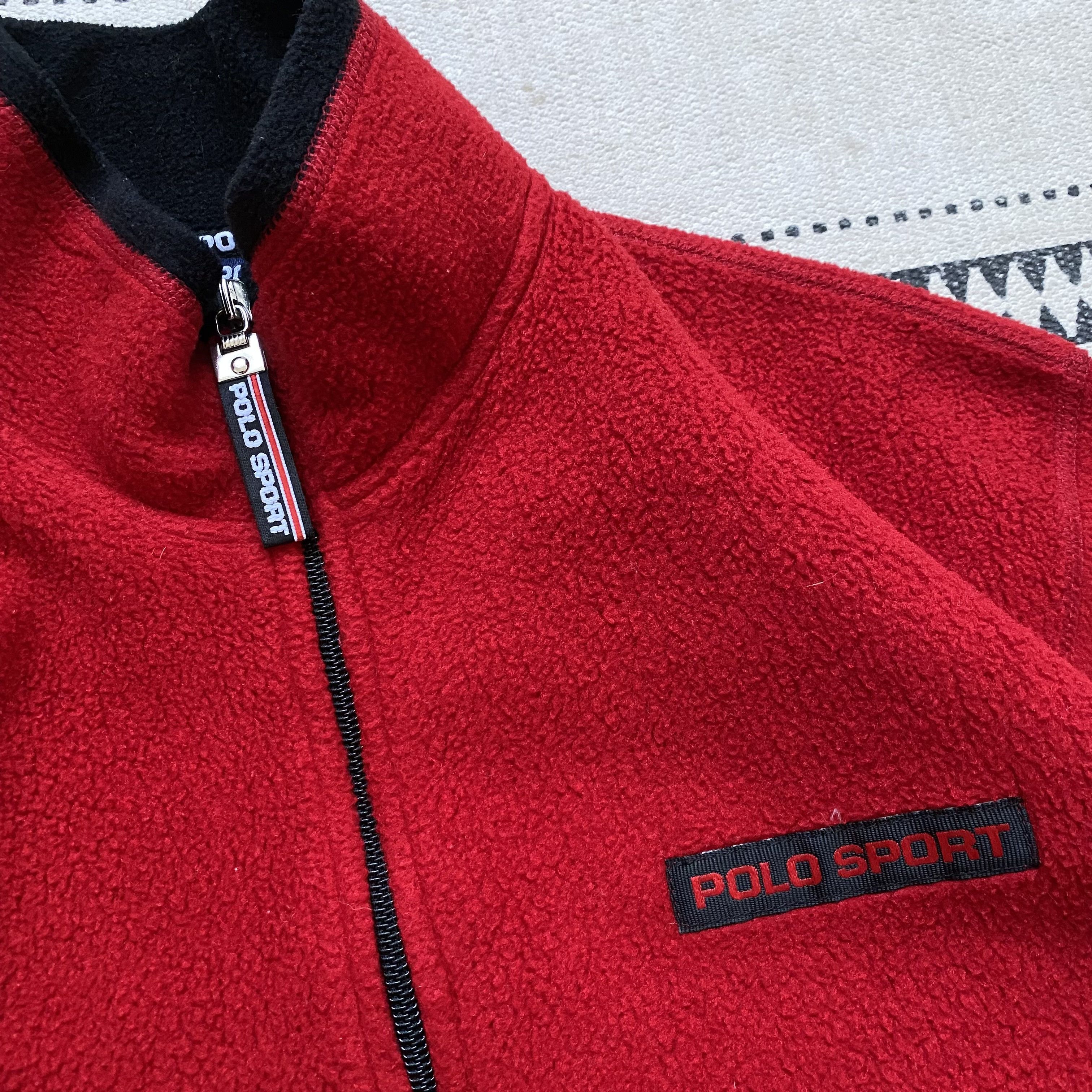 Polo Ralph Lauren 🏔️ Vintage 90s Polo Sport Ralph Lauren fleece zip sweater Size US S / EU 44-46 / 1 - 4 Thumbnail