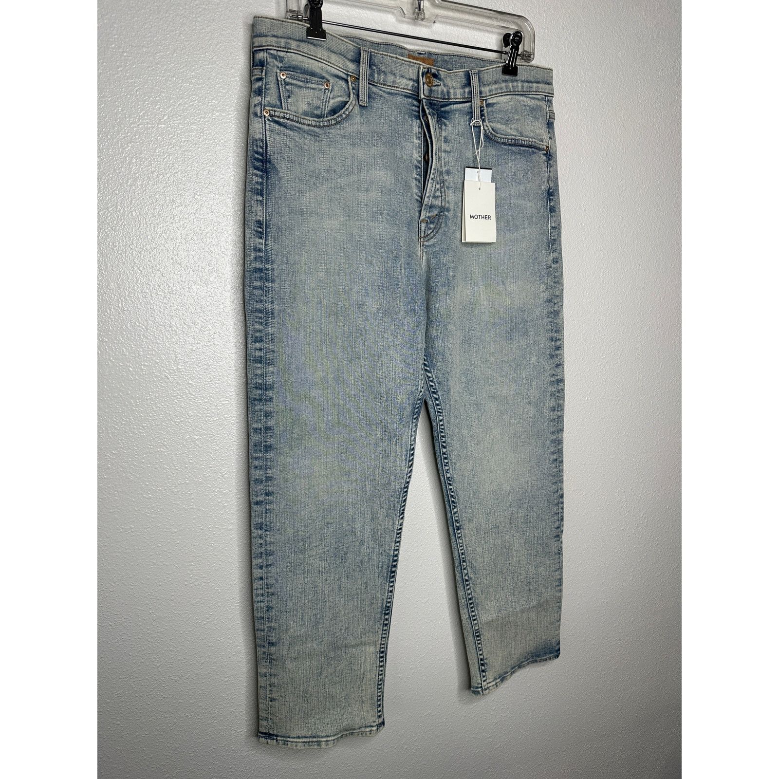 AG Adriano Goldschmied NWT Mother Acid Wash Button Fly tomcat Marrakesh Jeans 32 Size 32" / US 10 / IT 46 - 5 Thumbnail