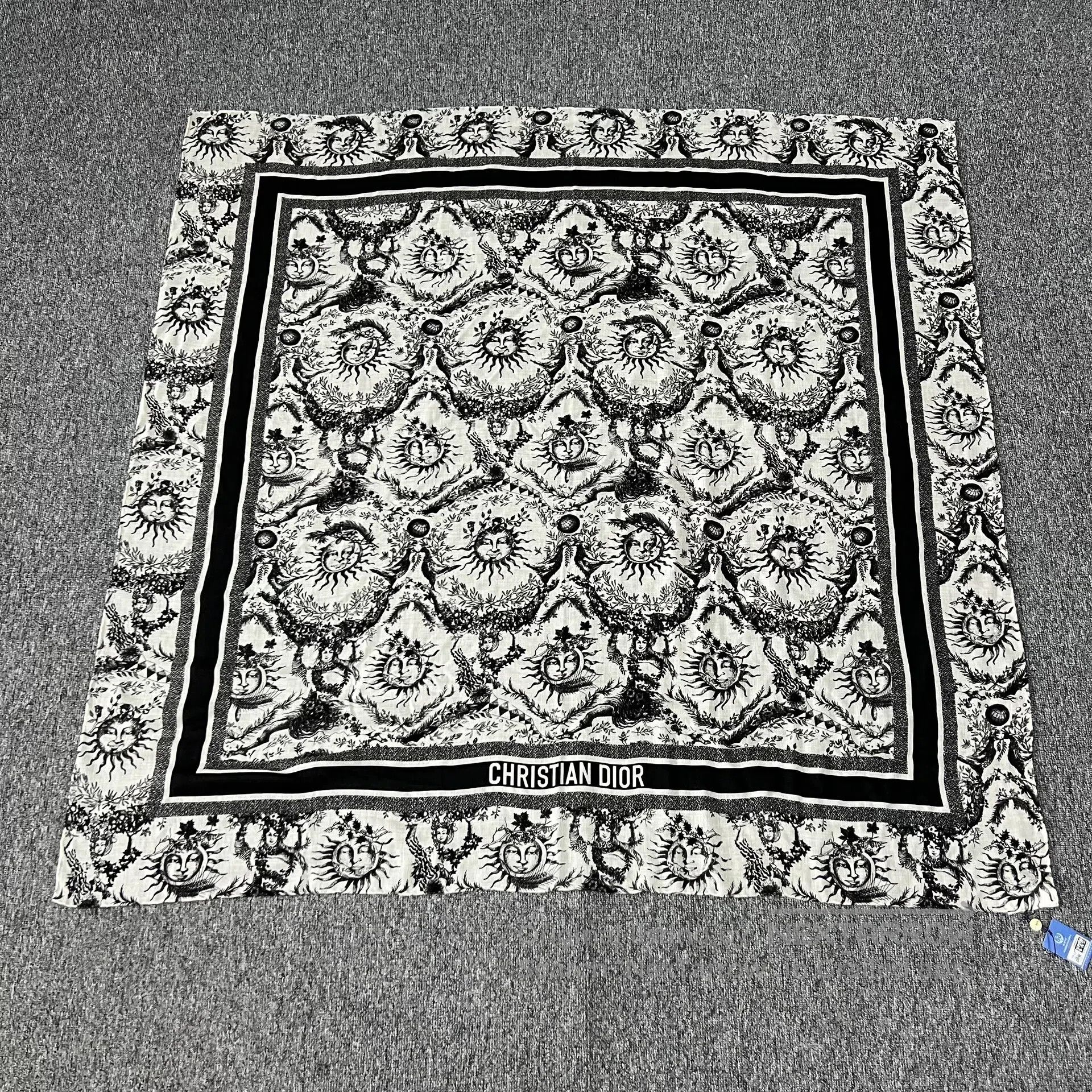 Dior × Hedi Slimane Dior Homme AW05 Silk Fringe Scarf | Grailed