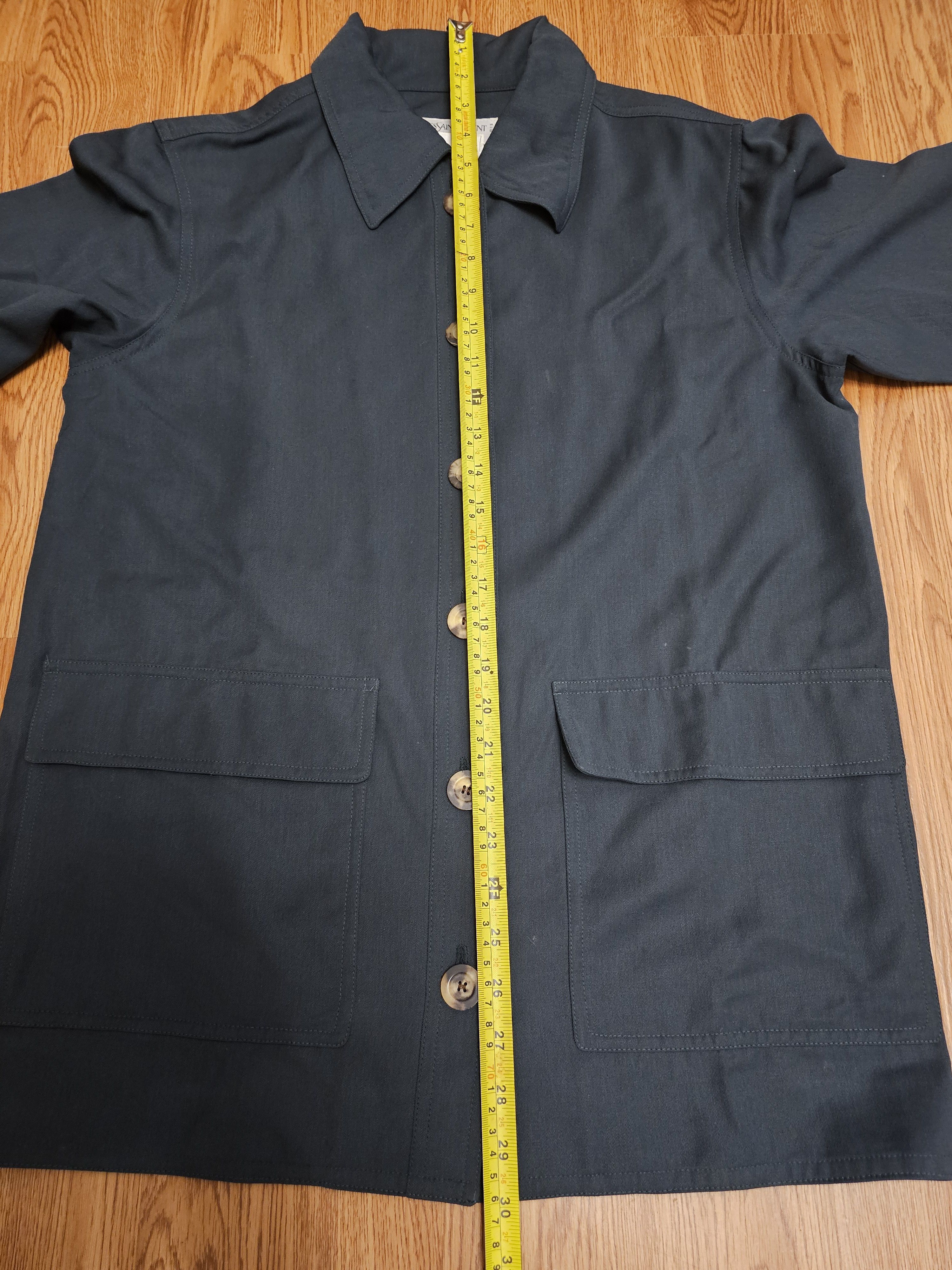 Yves Saint Laurent Vtg1996 YSL Paris Rive Gauche by Hedi Slimane Wool Jacket Size L / US 10 / IT 46 - 9 Thumbnail