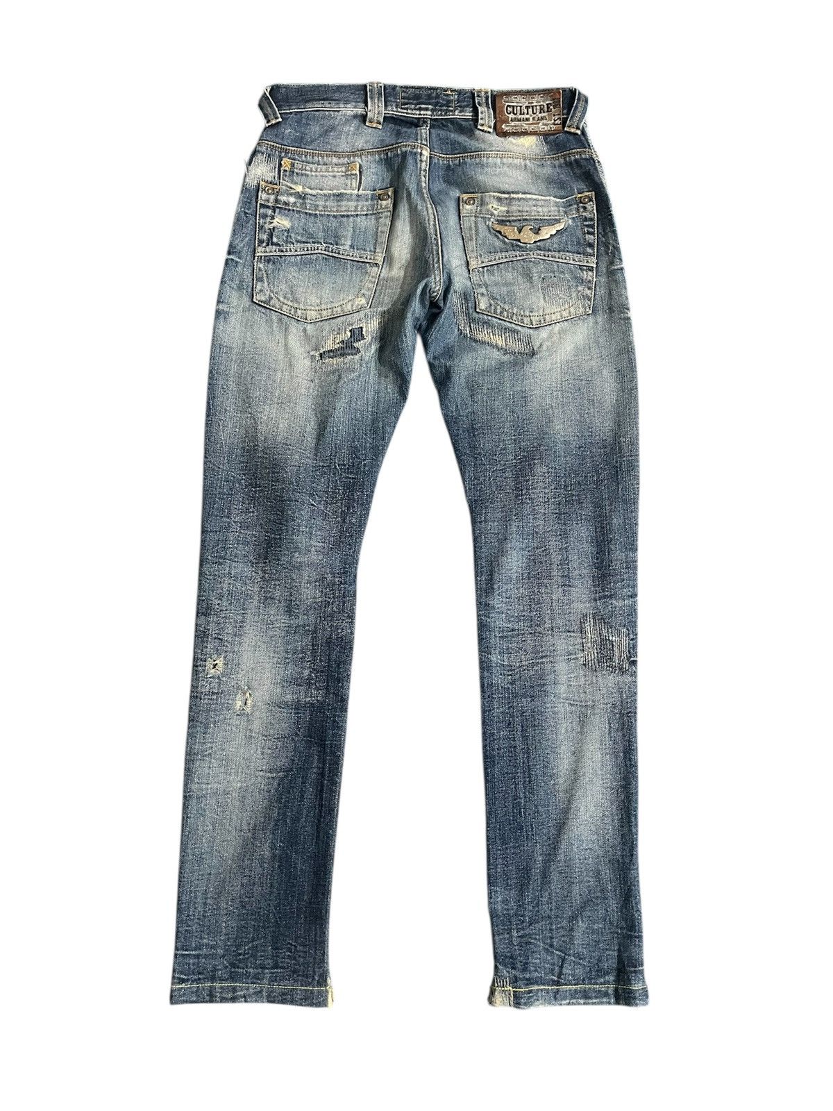 Armani Armani Jeans Distressed Denim Size US 29 - 2 Thumbnail