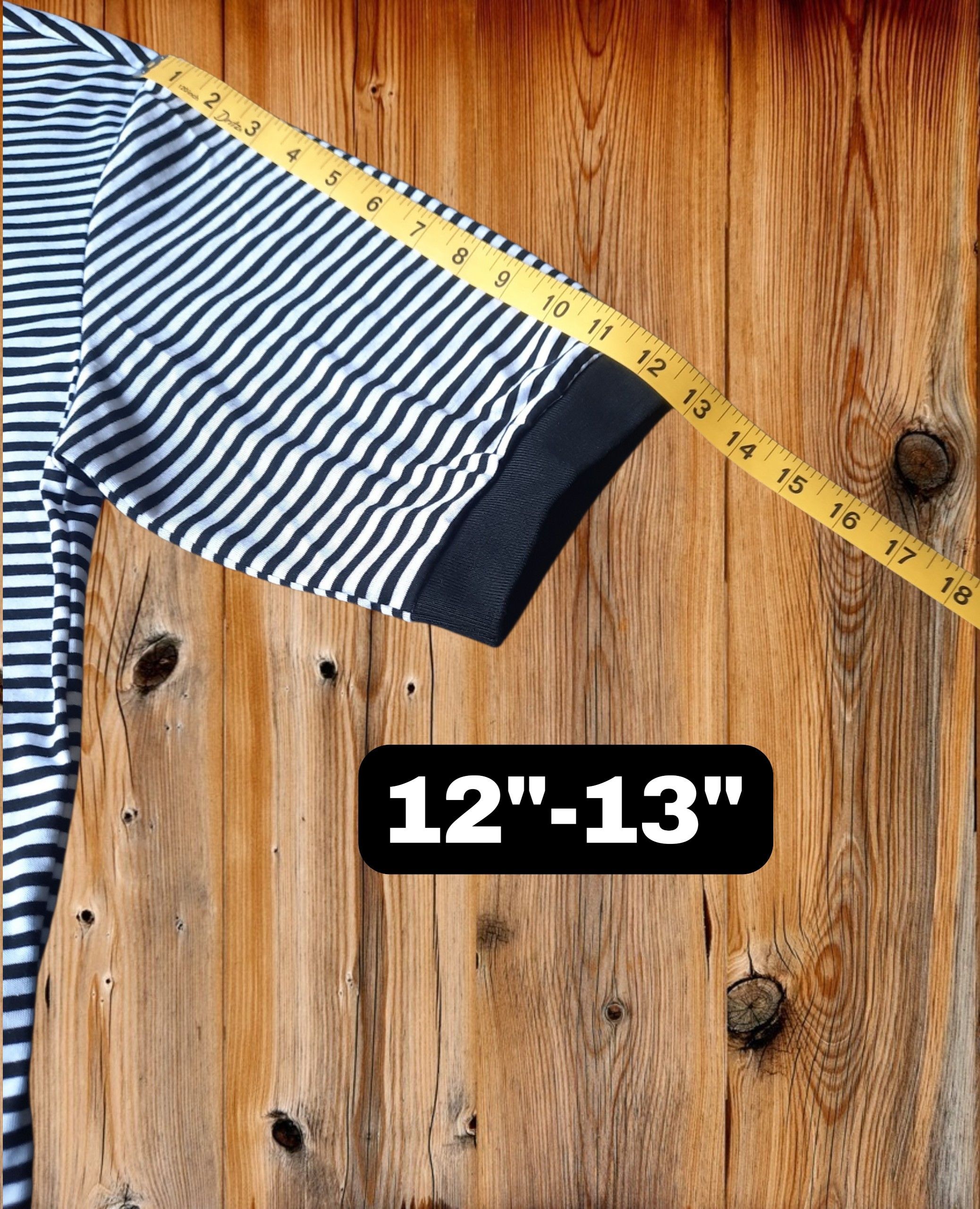 Other Risktakerz Original black and white striped Boxy shirt Size US L / EU 52-54 / 3 - 7 Thumbnail