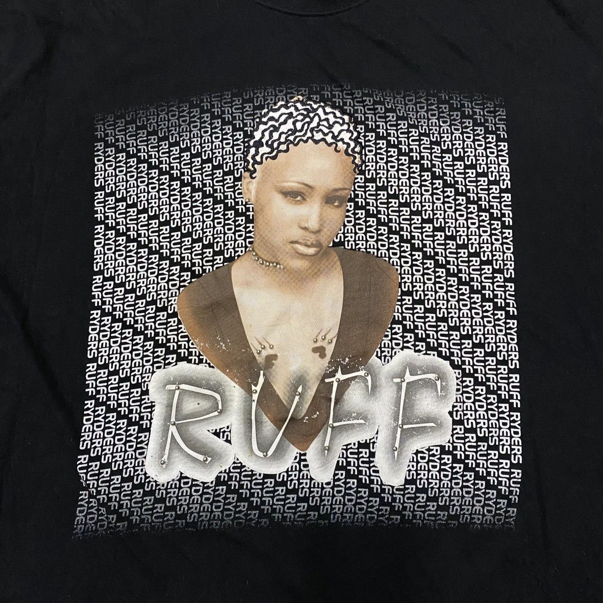 Rap Tees × Ruff Ryders × Vintage Vintage Ruff Ryders Eve Promo Album Tee Dmx Method Man 2pac Size US XXL / EU 58 / 5 - 3 Thumbnail