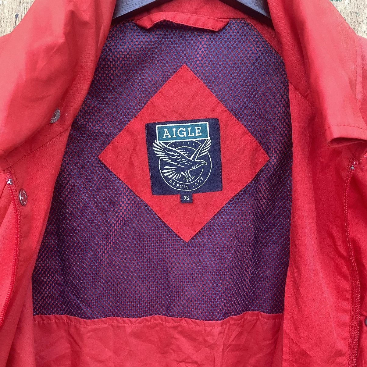 Aigle × Japanese Brand Vintage Aigle Red Light Layer Jacket Size US XS / EU 42 / 0 - 9 Thumbnail