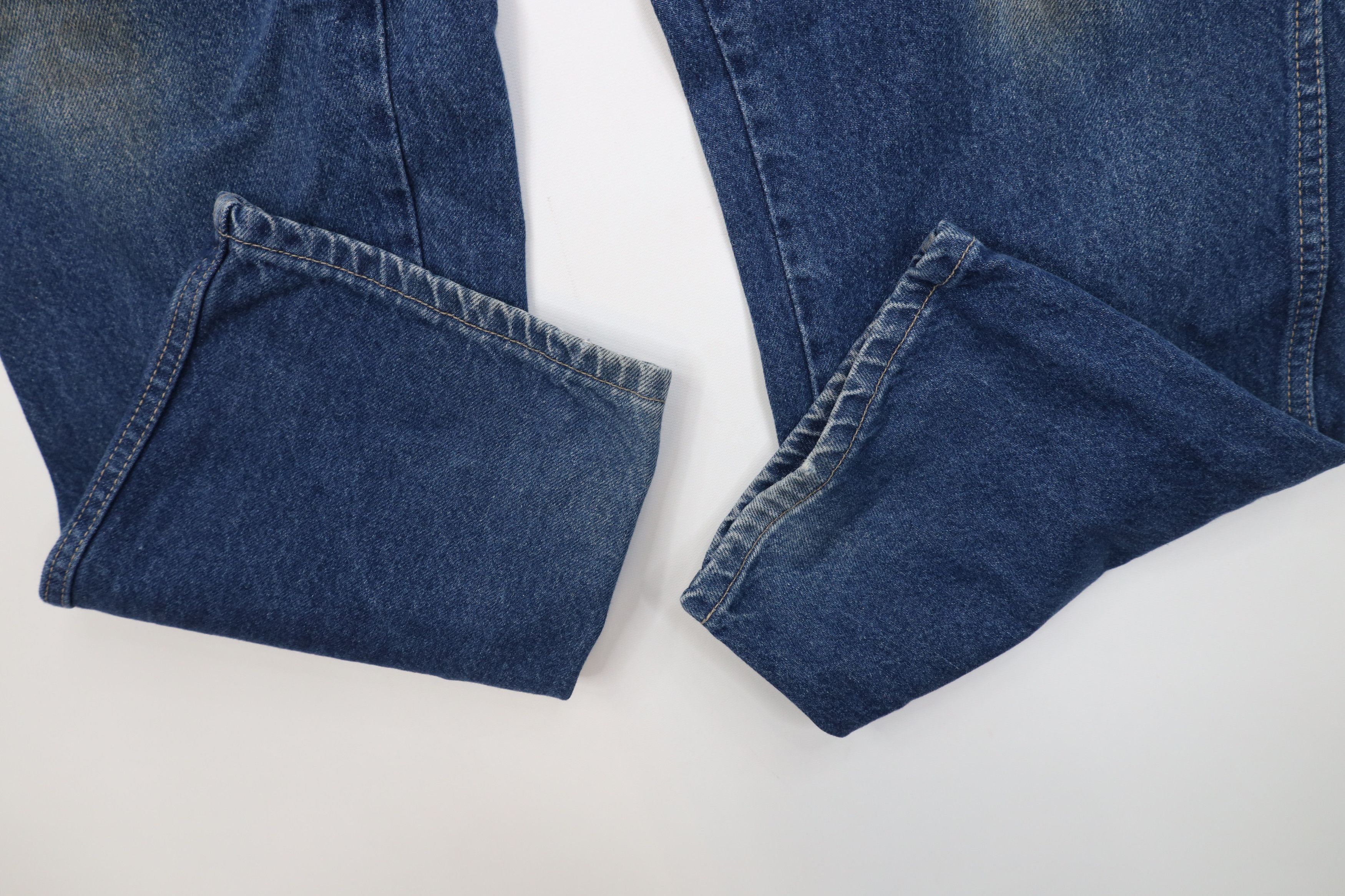 Dickies Vintage 90s Dickies Bootcut Denim Jeans Blue Cotton Workwear Size US 38 / EU 54 - 5 Thumbnail