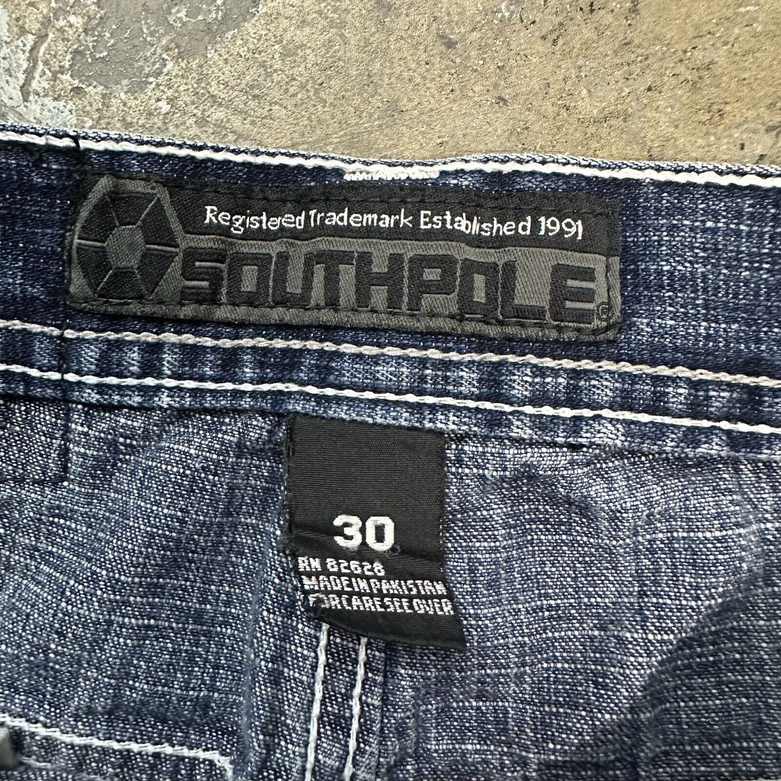 JNCO × Southpole Vintage Y2K Southpole Faded Blue Baggy Denim Jeans Size 30 Size US 30 / EU 46 - 7 Thumbnail