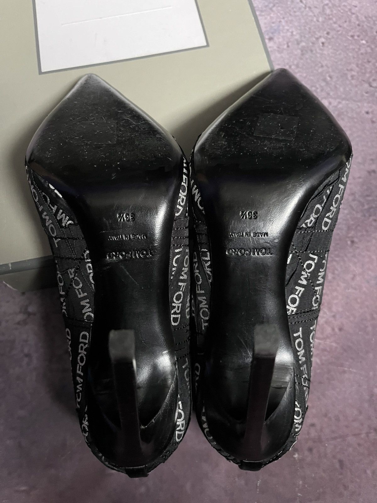 Tom Ford Tom Ford Label Covered T Screw Pointed Toe Size US 6.5 / IT 36.5 - 6 Thumbnail
