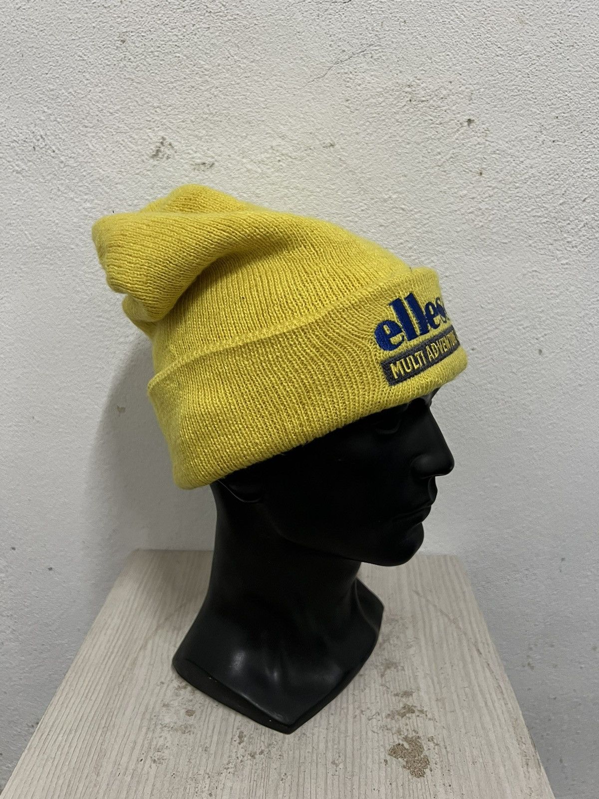 Ellesse Vintage Ellesse Spell out Beanie Hat Size ONE SIZE - 4 Thumbnail