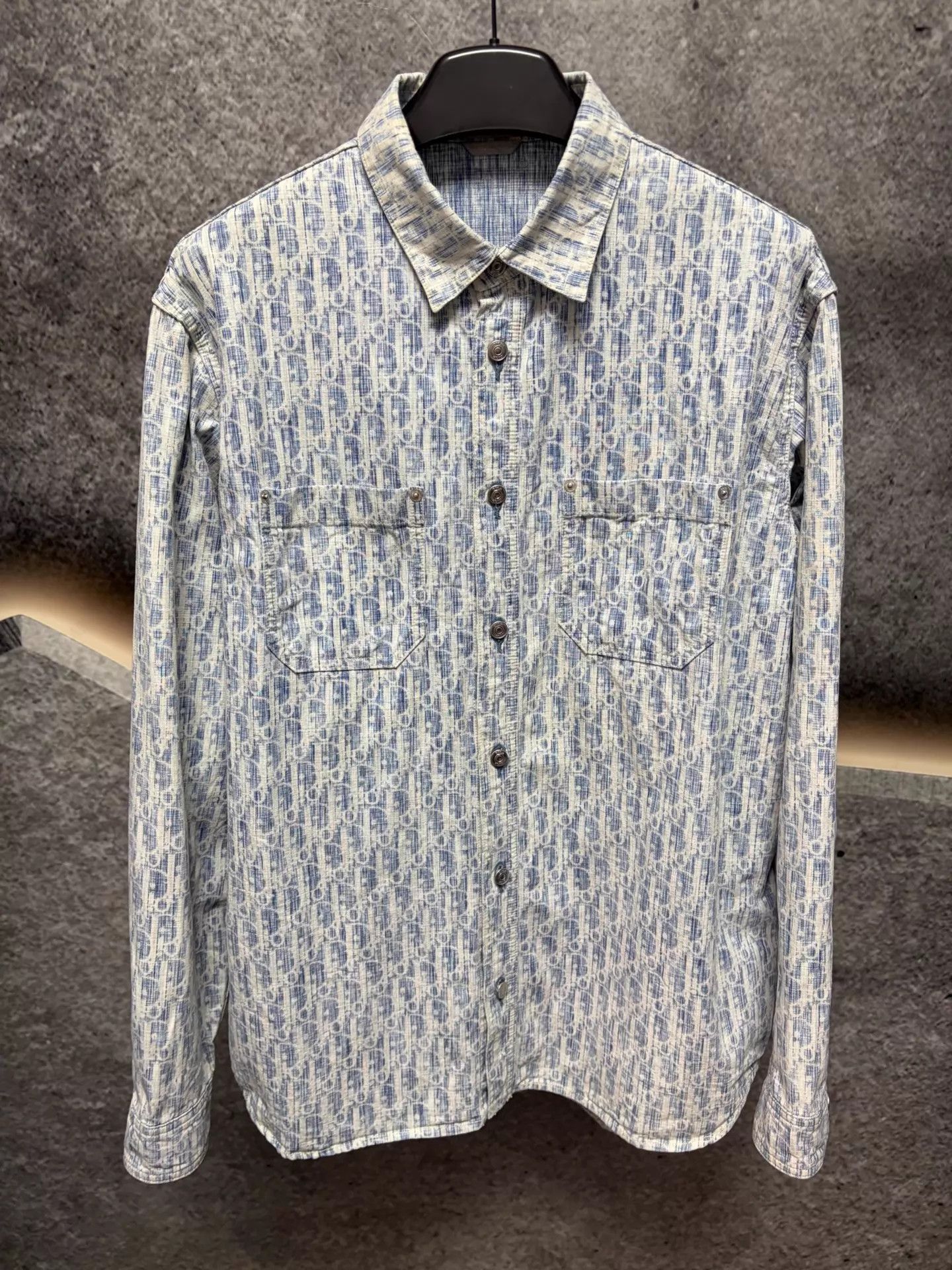 Dior Dior Men's Long Sleeve Shirt Japan 41 L Near New Size US L / EU 52-54 / 3 - 1 Thumbnail