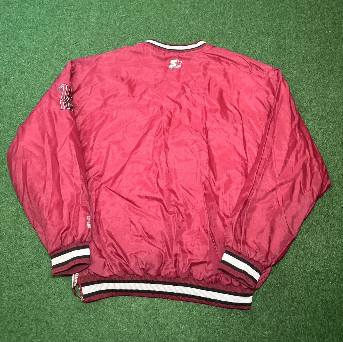 Starter Vintage 90s UMass Minutemen Boston Starter XXL Windbreaker Size US XXL / EU 58 / 5 - 7 Thumbnail