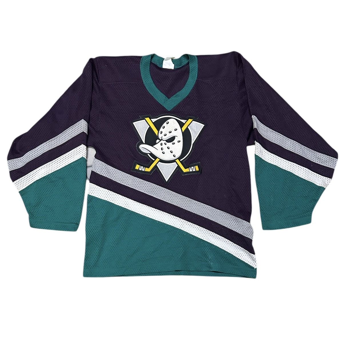 NHL Vtg 90s The Mighty duck jersey by CC. Size US S / EU 44-46 / 1 - 1 Thumbnail