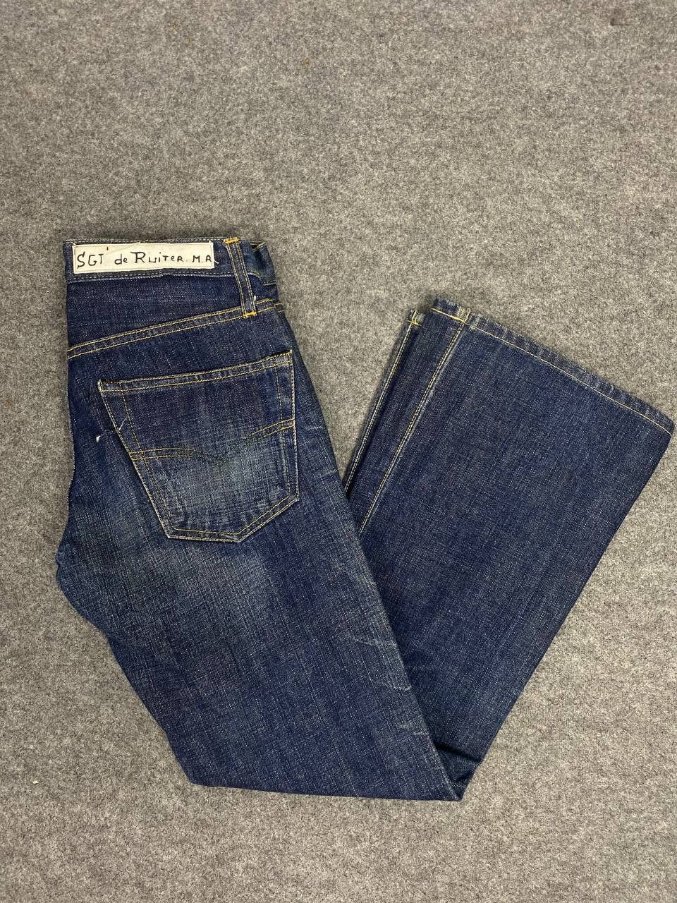 Japanese Brand justin japanese brands bootcut flare distressed denim Size US 30 / EU 46 - 2 Thumbnail
