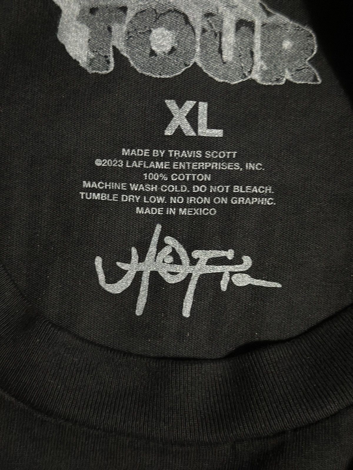 Travis Scott Travis Scott Tour Long Sleeve Size US XL / EU 56 / 4 - 3 Thumbnail