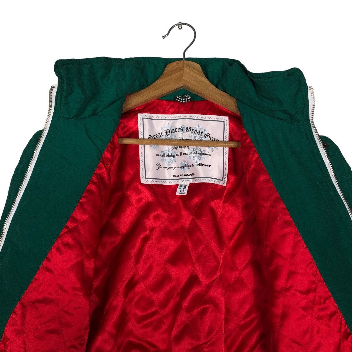 Japanese Brand 🔥Vintage Bomber Jacket Ski Wear Ellesse By Goldwin Japan Size US M / EU 48-50 / 2 - 15 Thumbnail