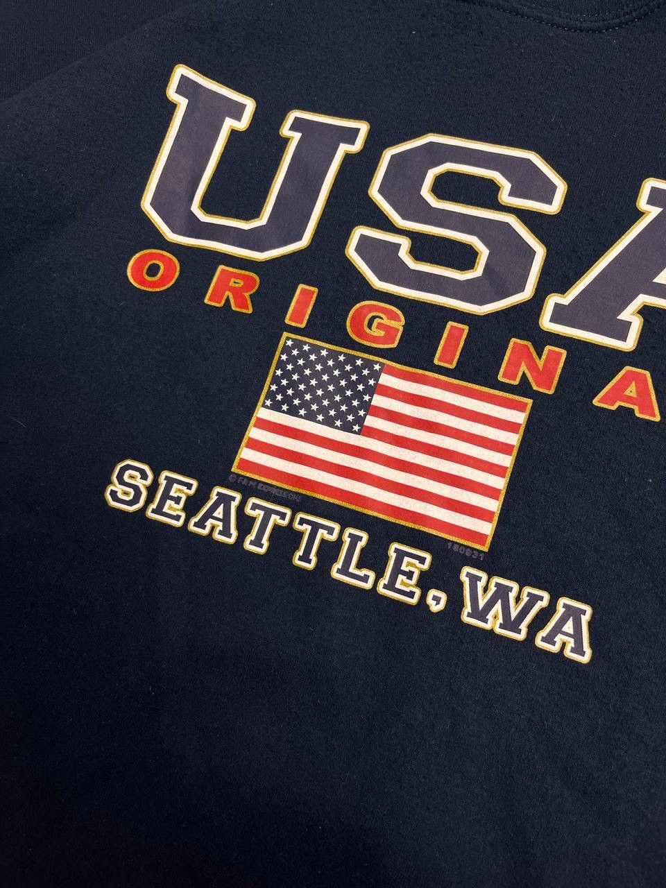 Vintage ⚡️QUICK SALE⚡️Vintage USA Seatle Boxy Sweatshirt Y2K XL Size US XL / EU 56 / 4 - 3 Thumbnail