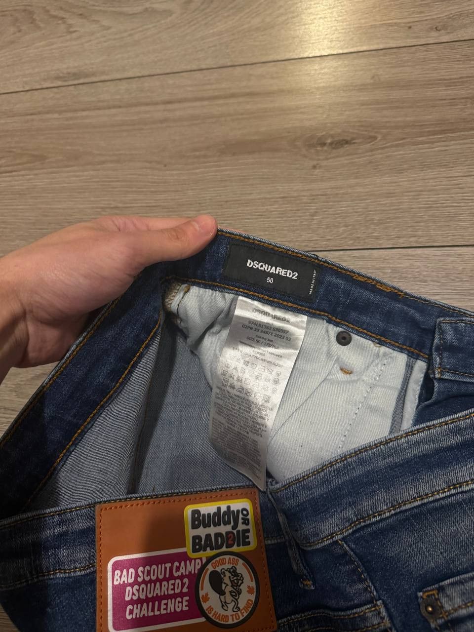 Dsquared2 Dsquared2 Jeans Mens Size 50 Blue Distressed Avant-Garde Size US 34 / EU 50 - 4 Thumbnail
